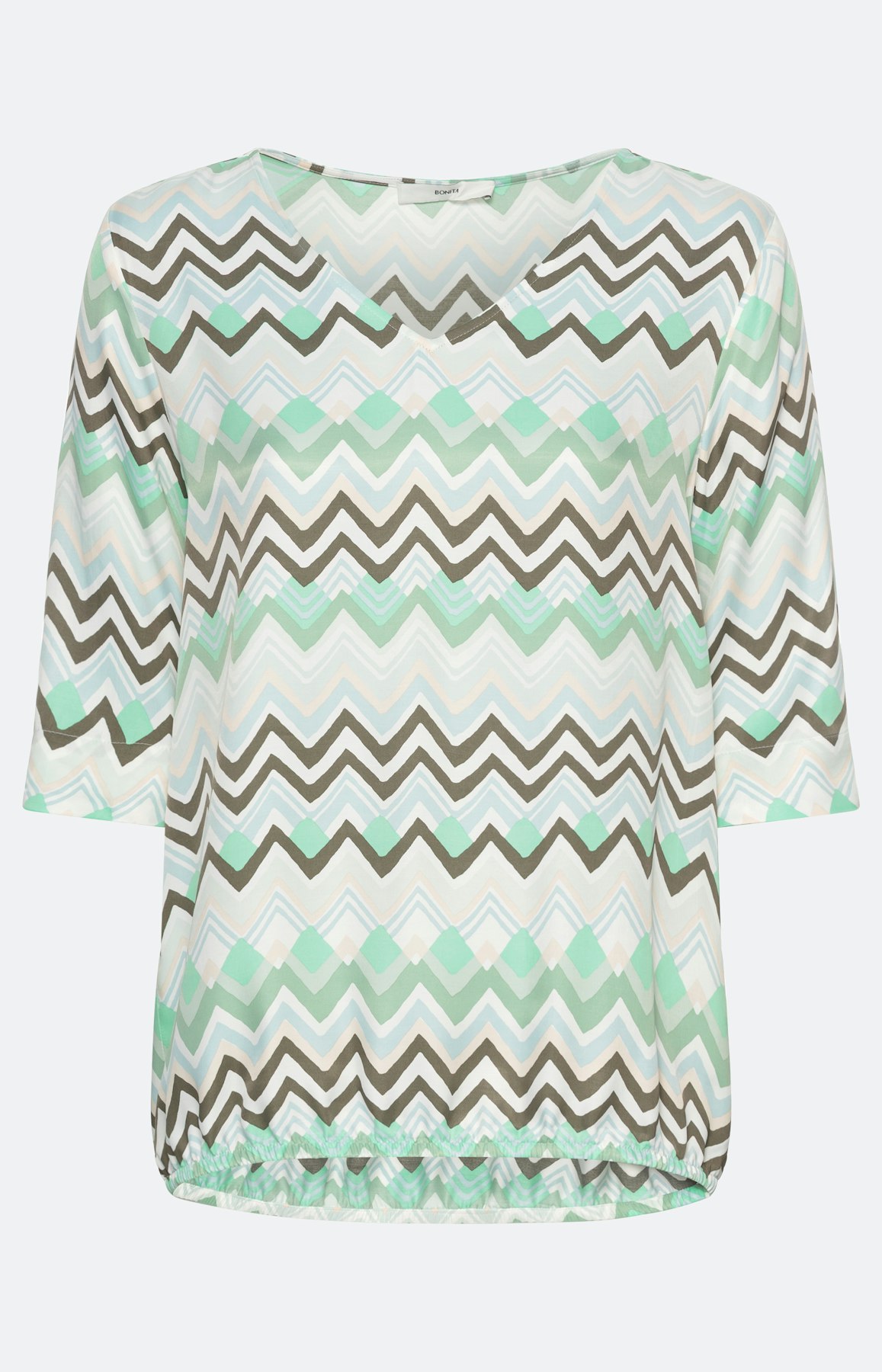 Tuniek-Shirt, set zigzag