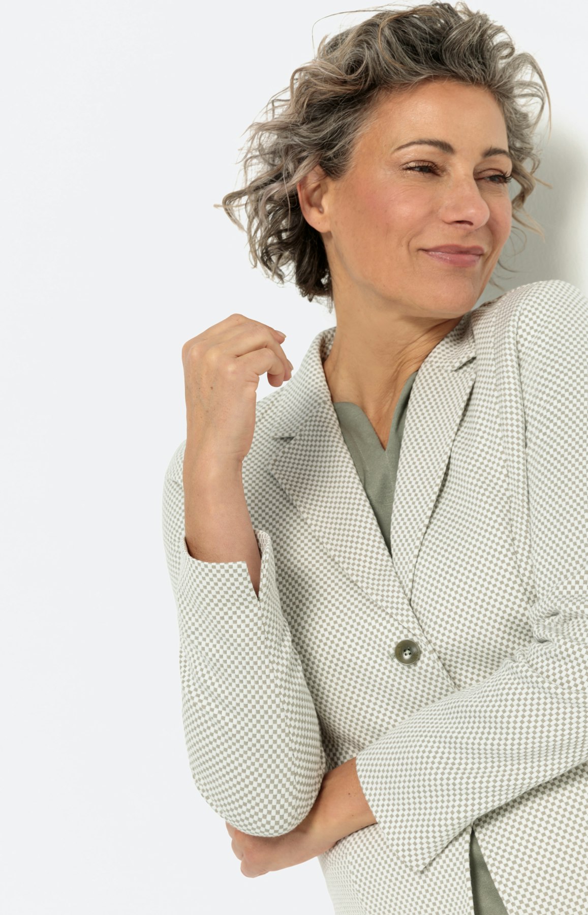 Elegante blazer met structuur