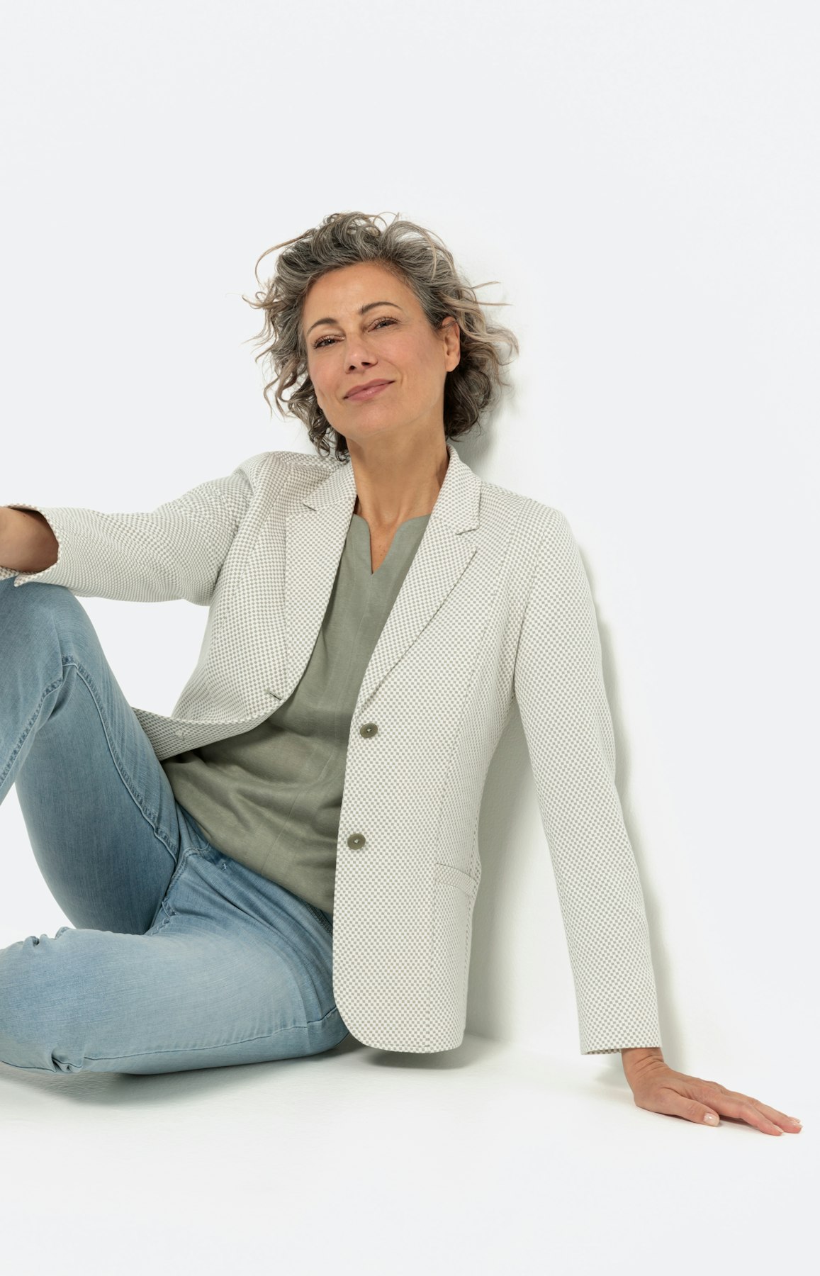 Elegante blazer met structuur