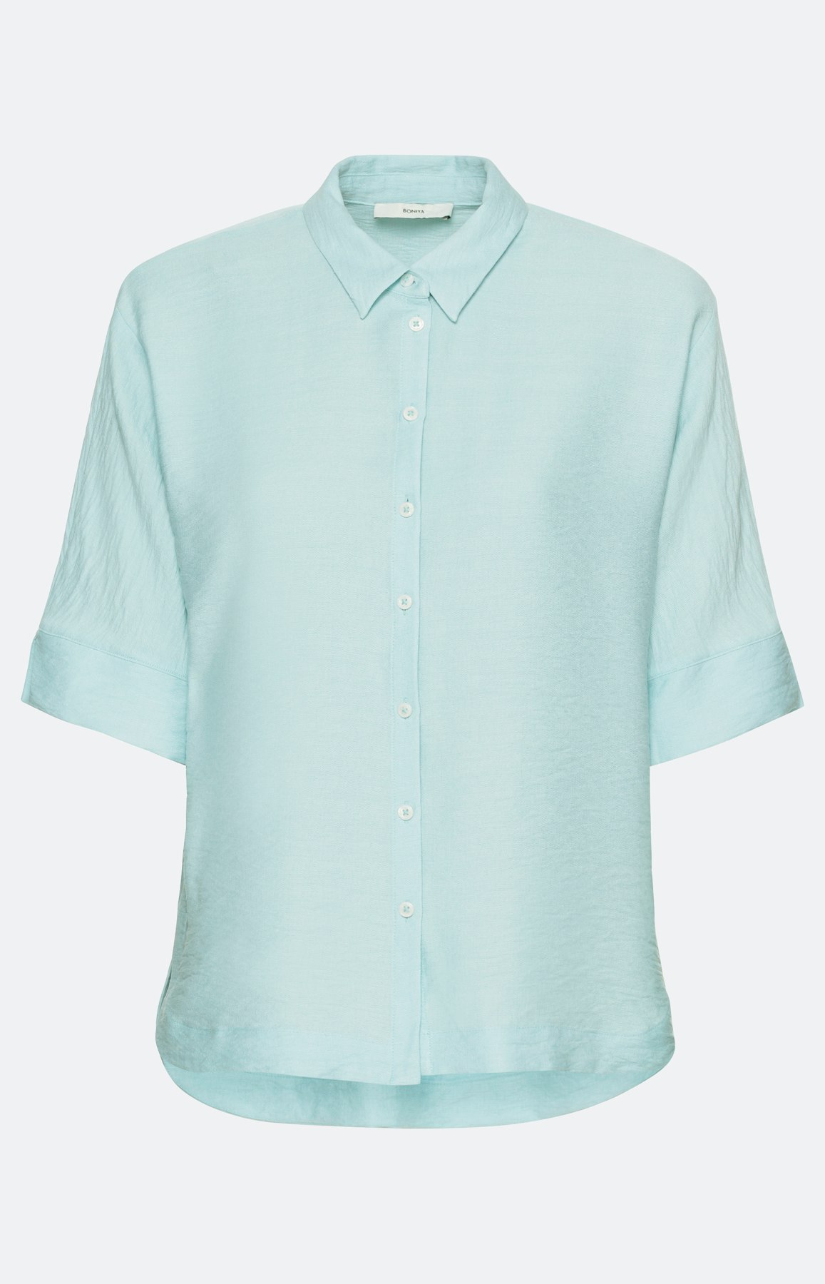 Hemdbluse mit 1/2 Arm, bleu