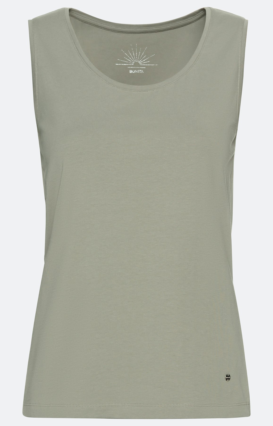 Basic Top, bio cotton, khaki