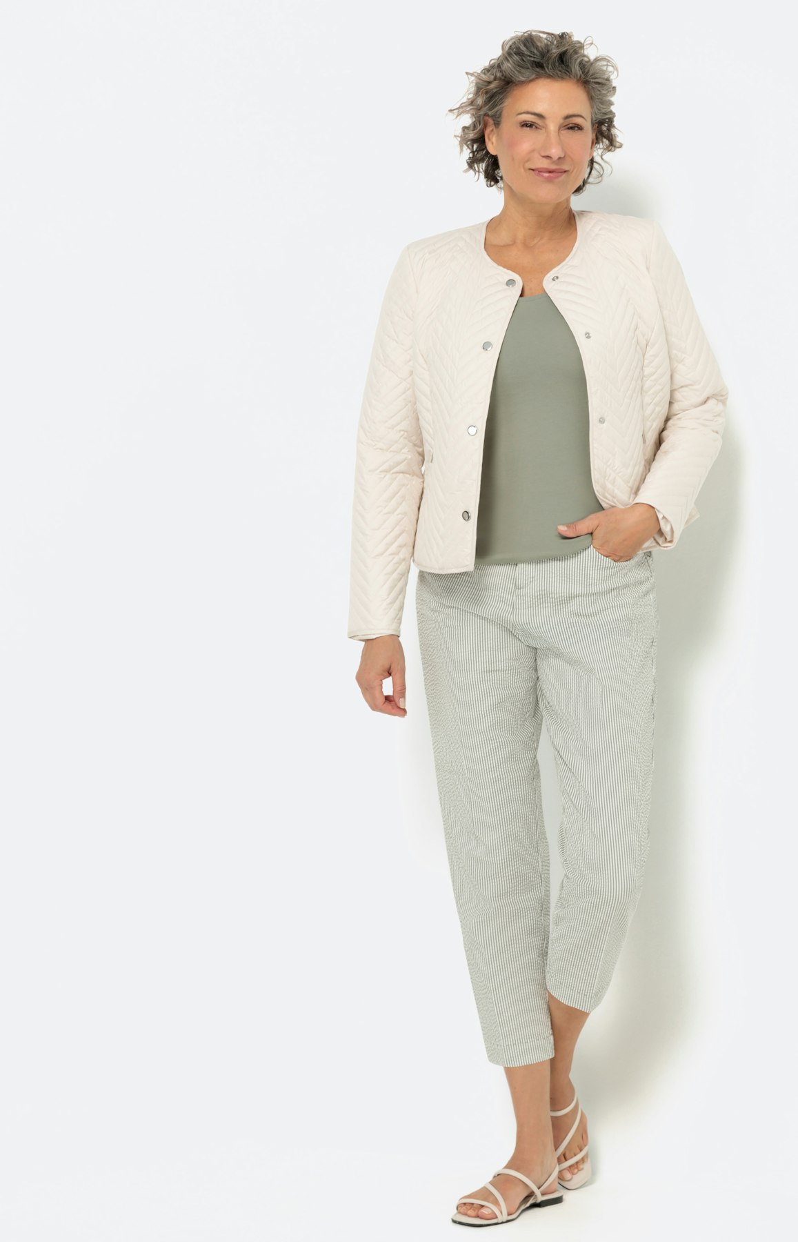 Basic Top, bio cotton, khaki