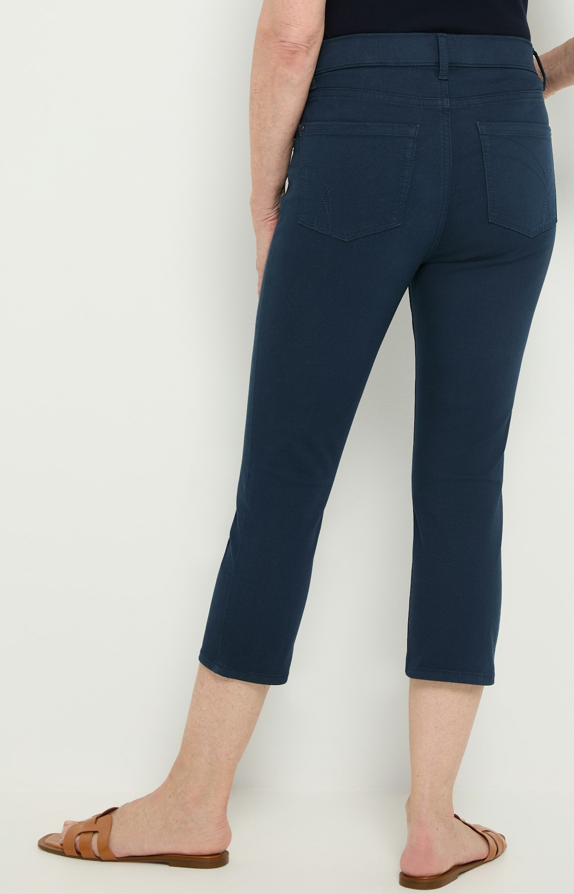 Stretch Capri-Jeggings, marine