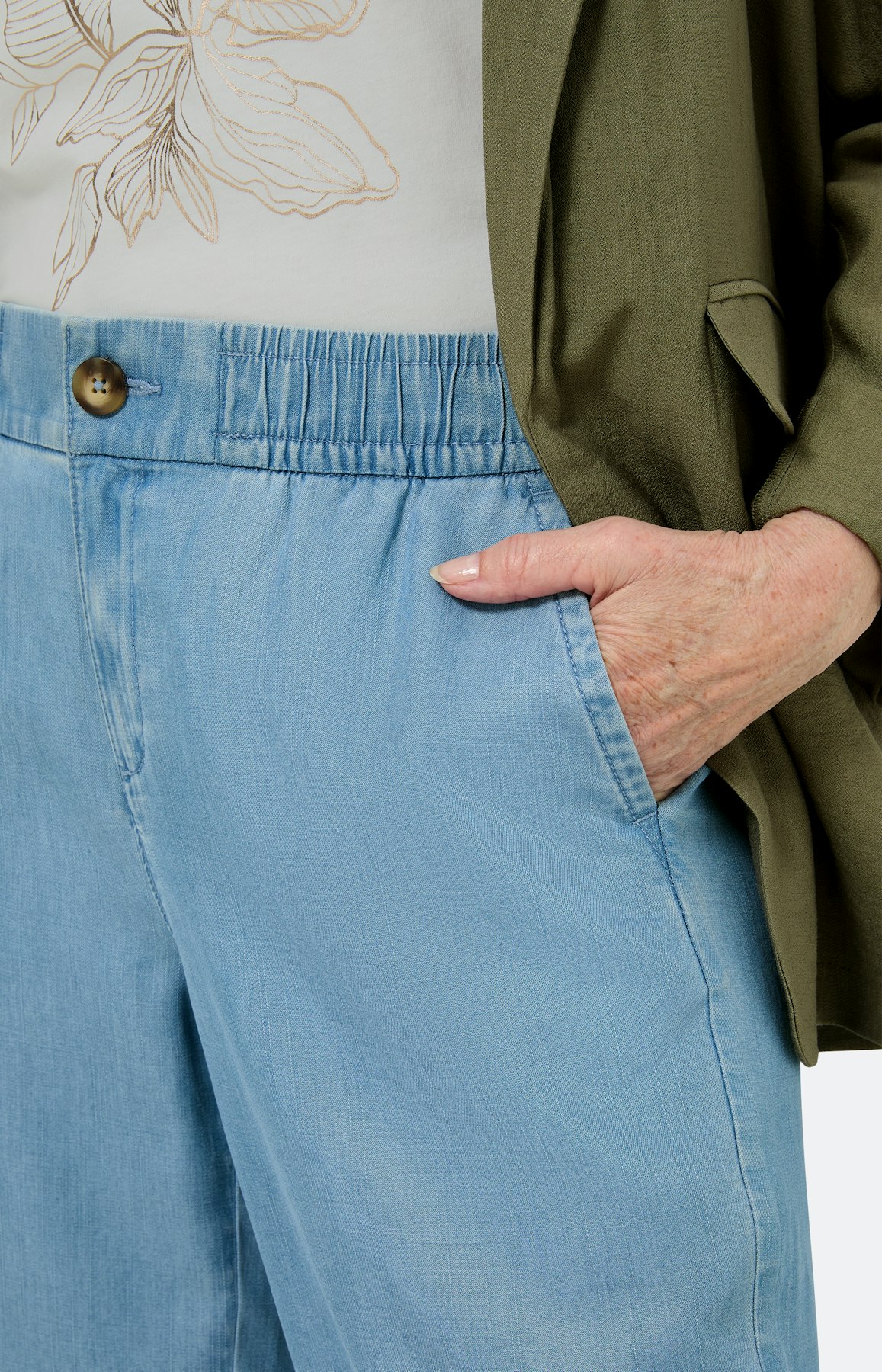 Culotte aus leichtem Lyocell