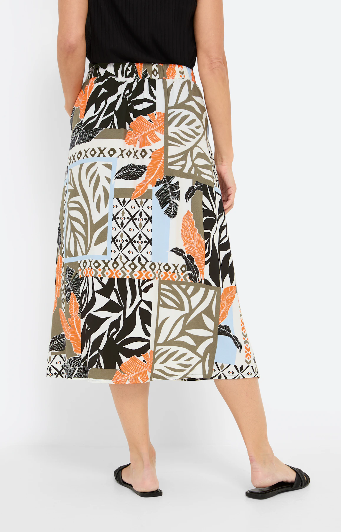 Midirok met zijsplitten