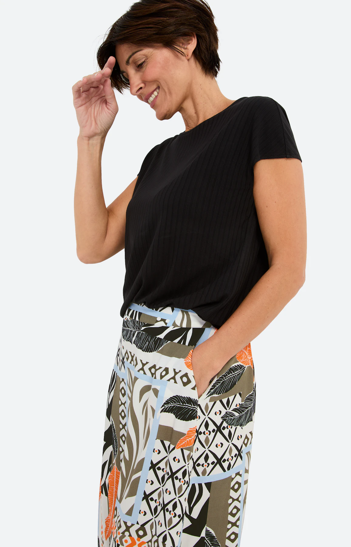 Midirok met zijsplitten