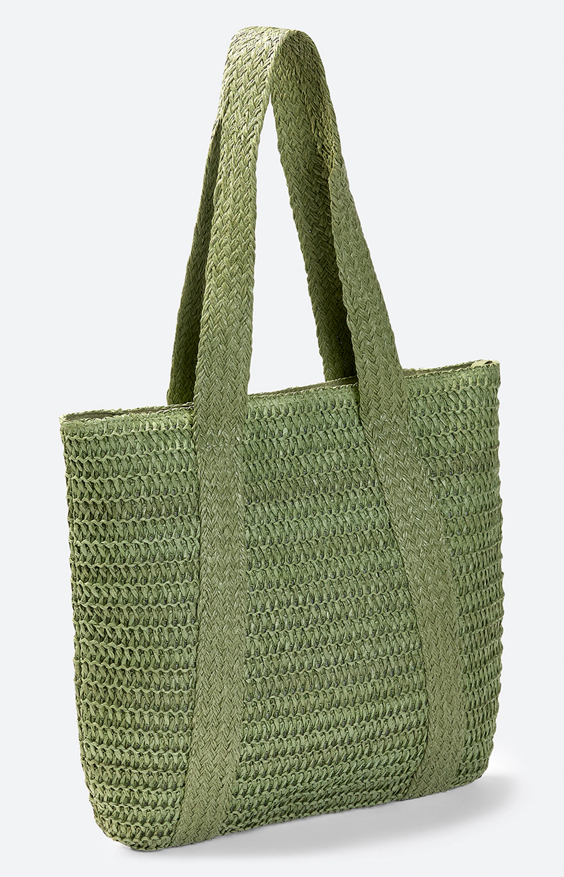 Häkelshopper Tasche, olive