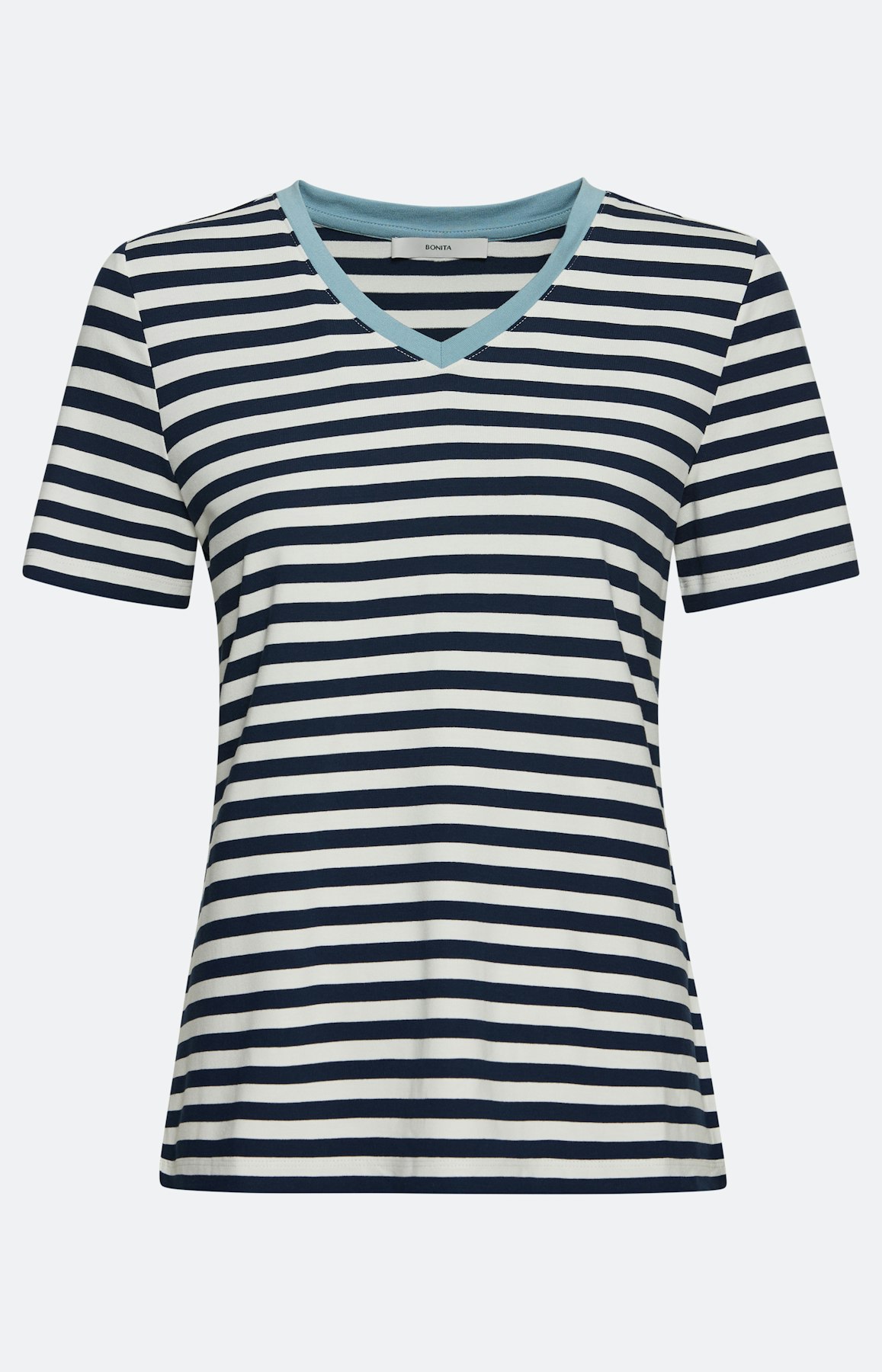 Gestreept shirt, blauw wit