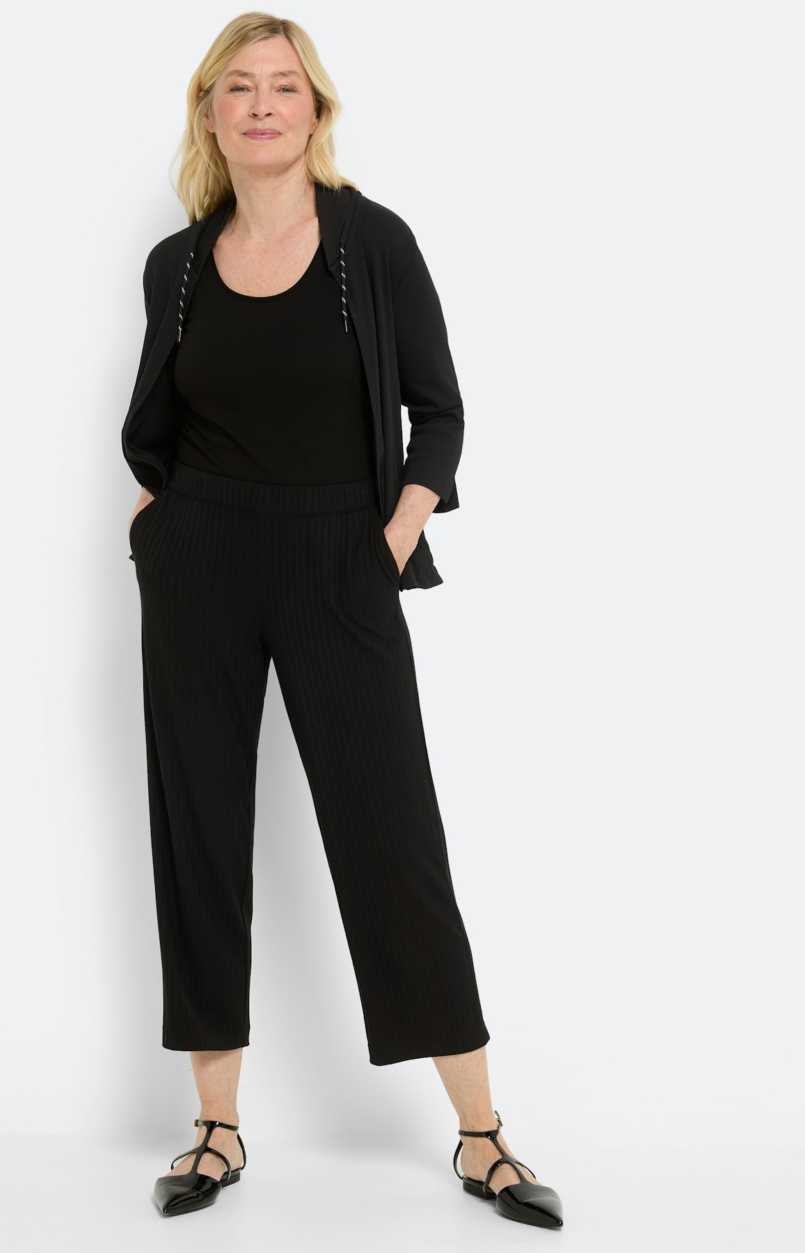 Modieuze jersey culotte