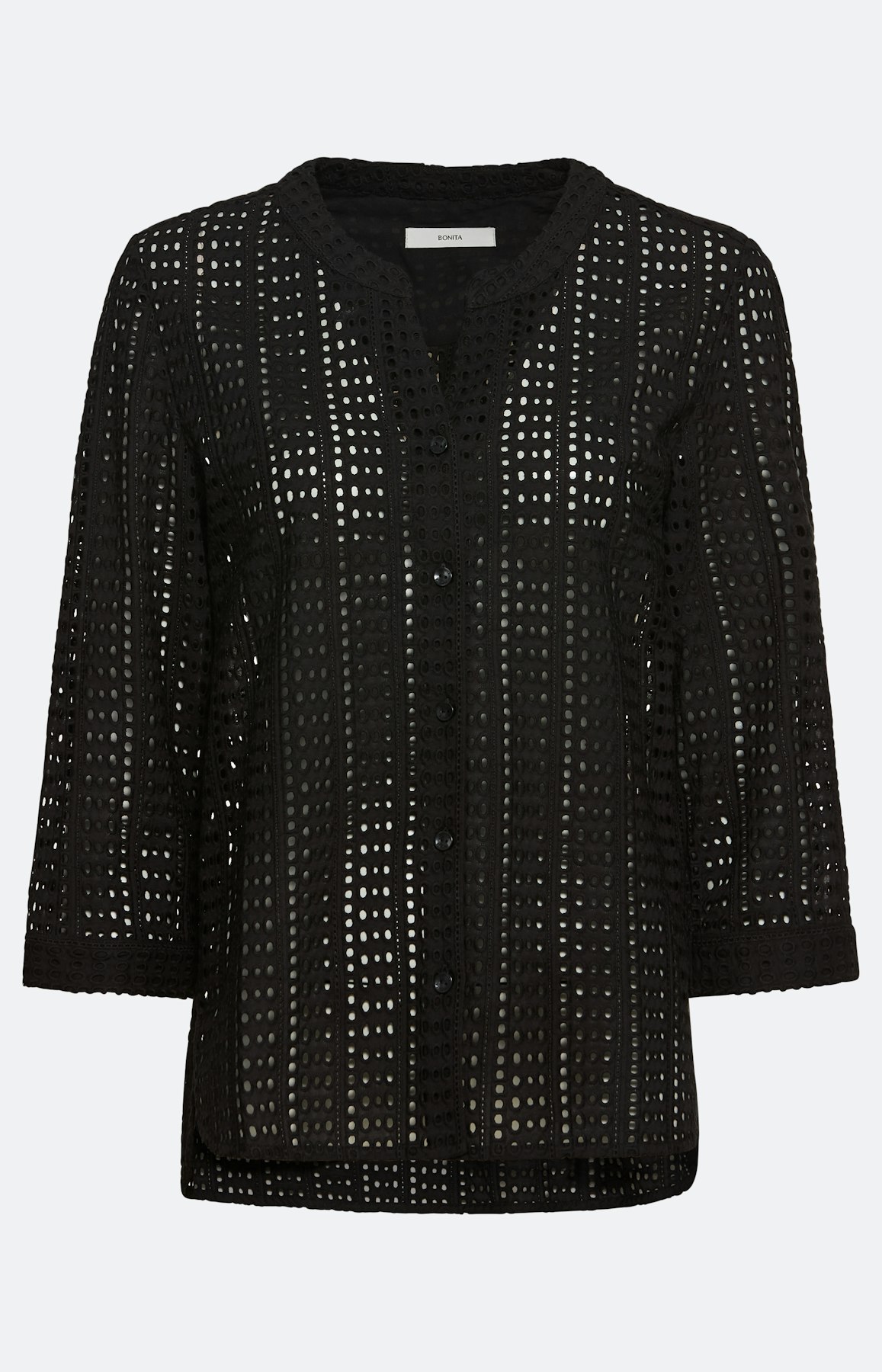 Blouse met mooie broderie anglaise