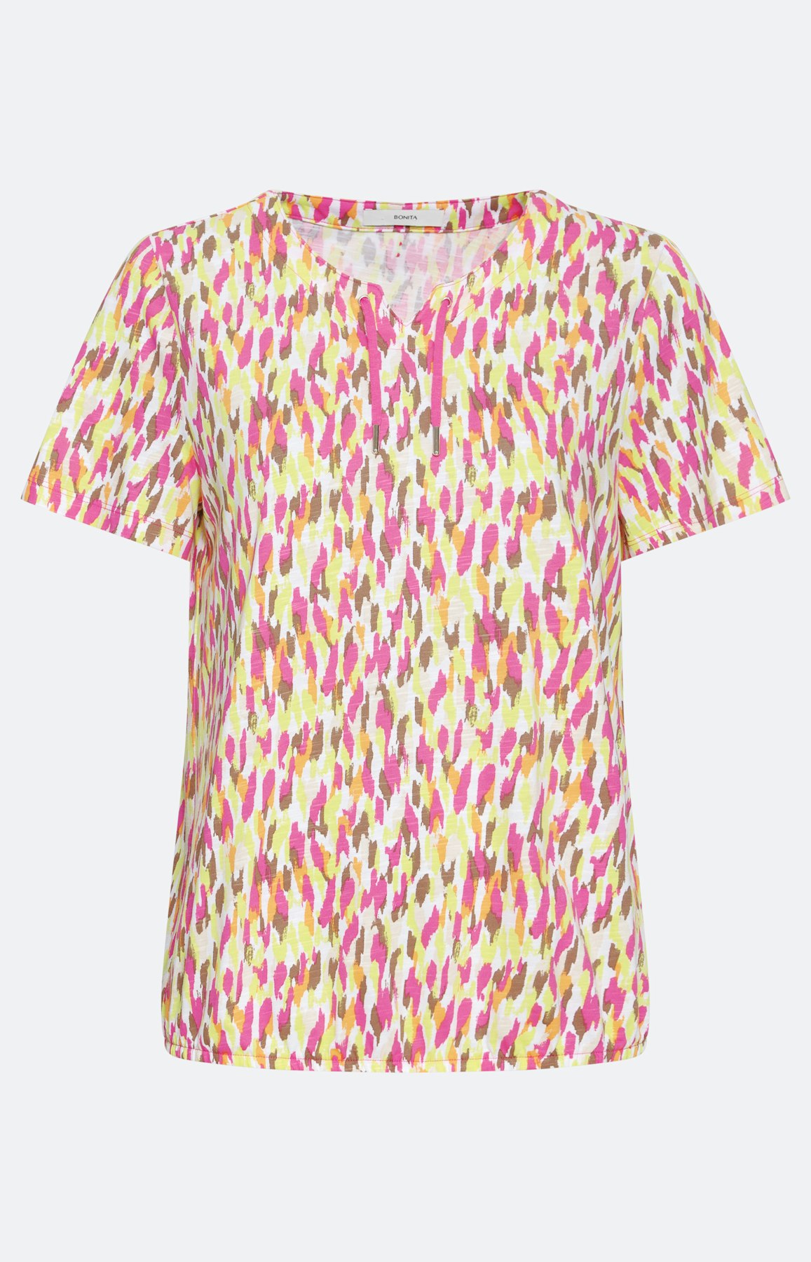 Shirt met print, lemon pink