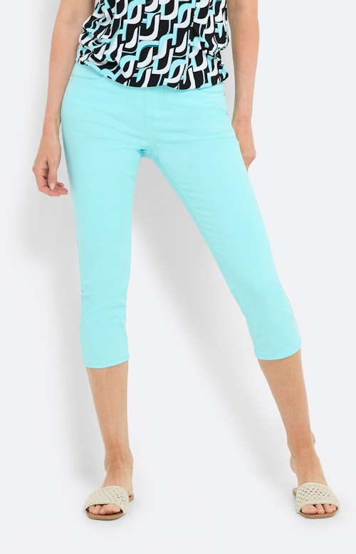 Stretch capri jeggings, pastelturquoise