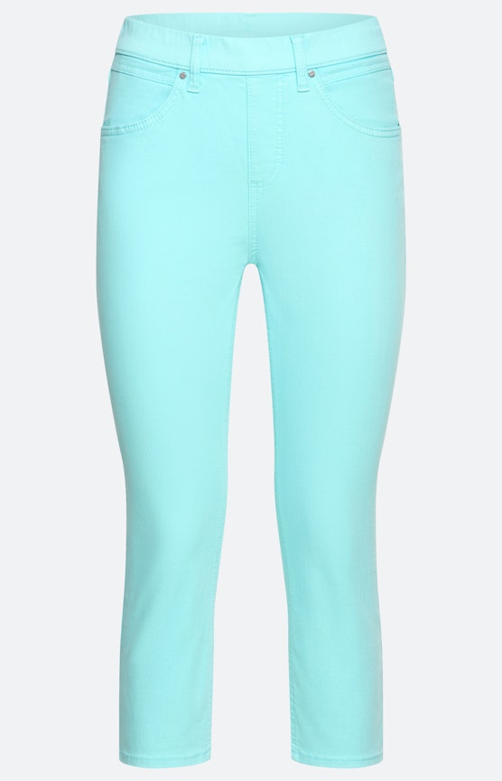 Stretchjegging in caprilengte 22inch