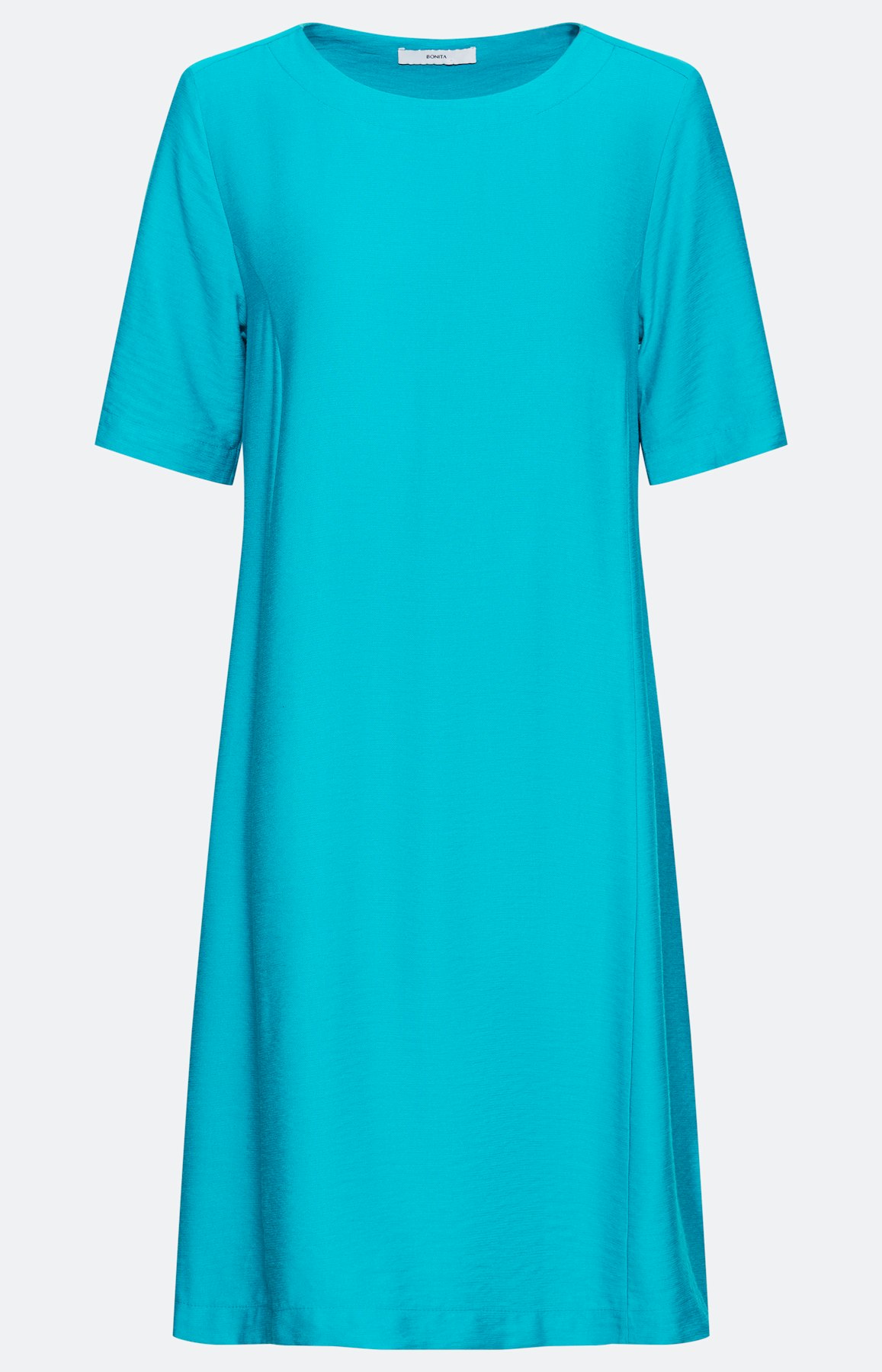 A-lijn jurk van viscose, turkoois blauw