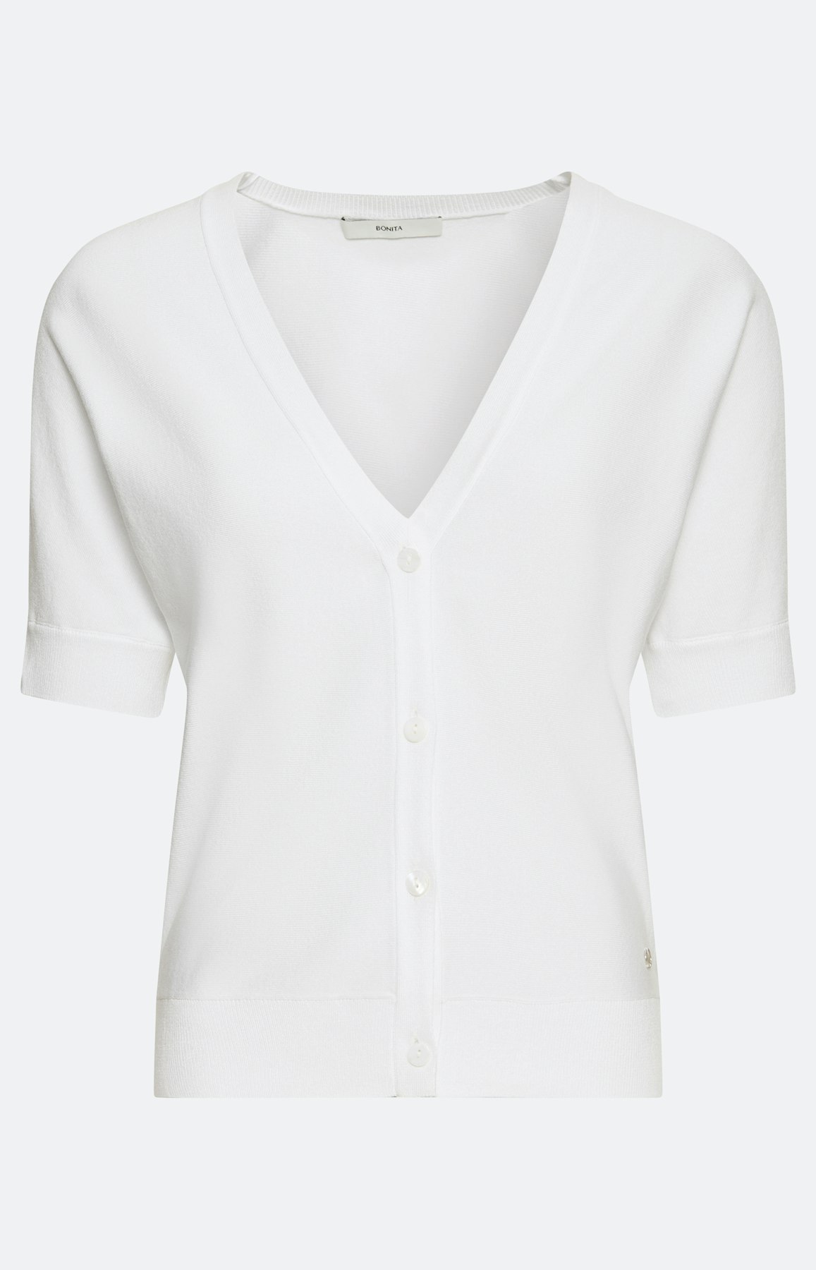 Vest met vleermuismouwen, wit