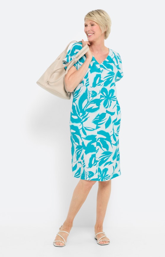 Outfits in tropische prints & lichte stoffen
 Inspiratie uit de collectie "Aqua Island"
