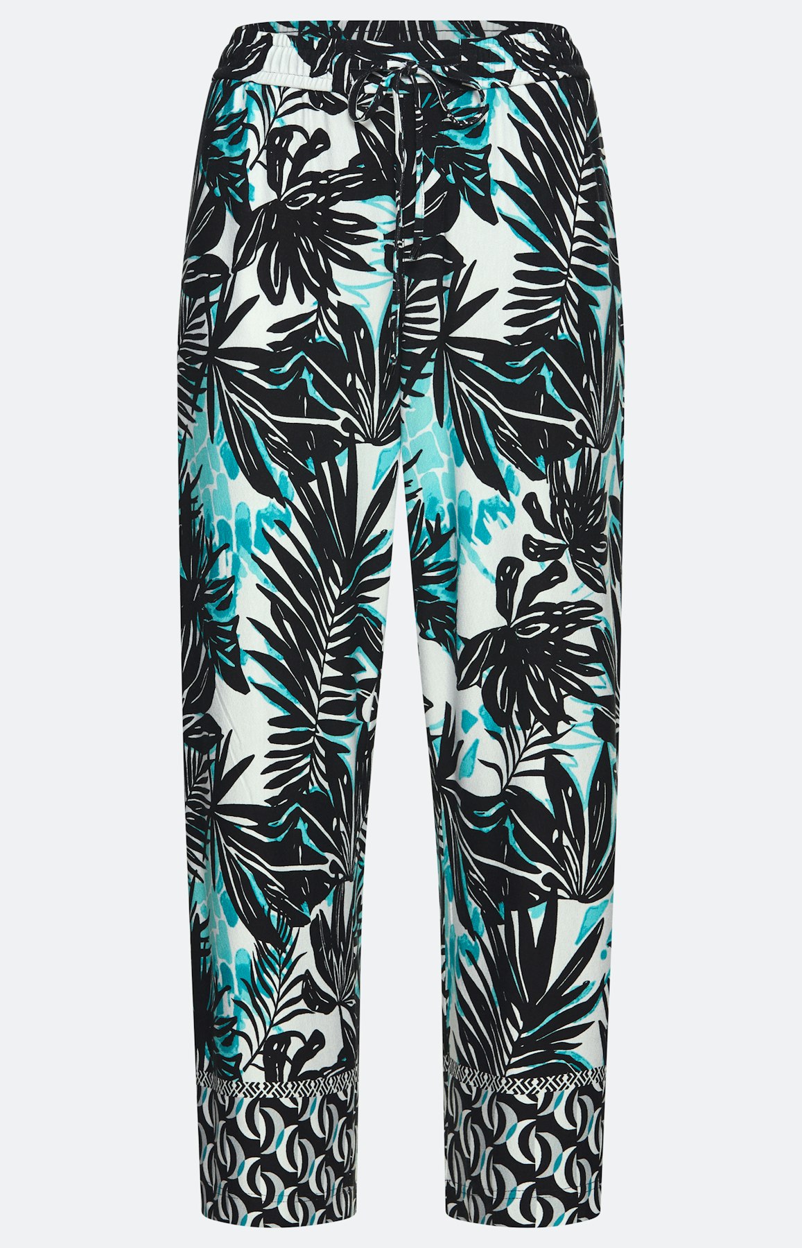 Weite Culotte mit Allover-Print