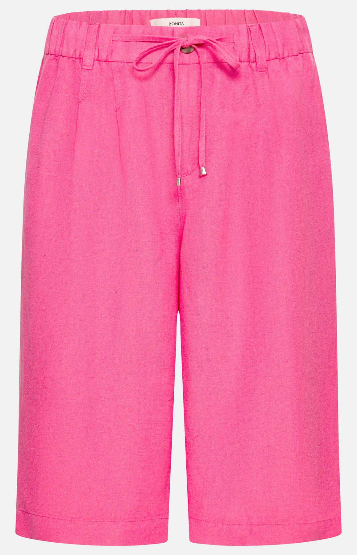 Bermuda aus Leinen-Mix, pink