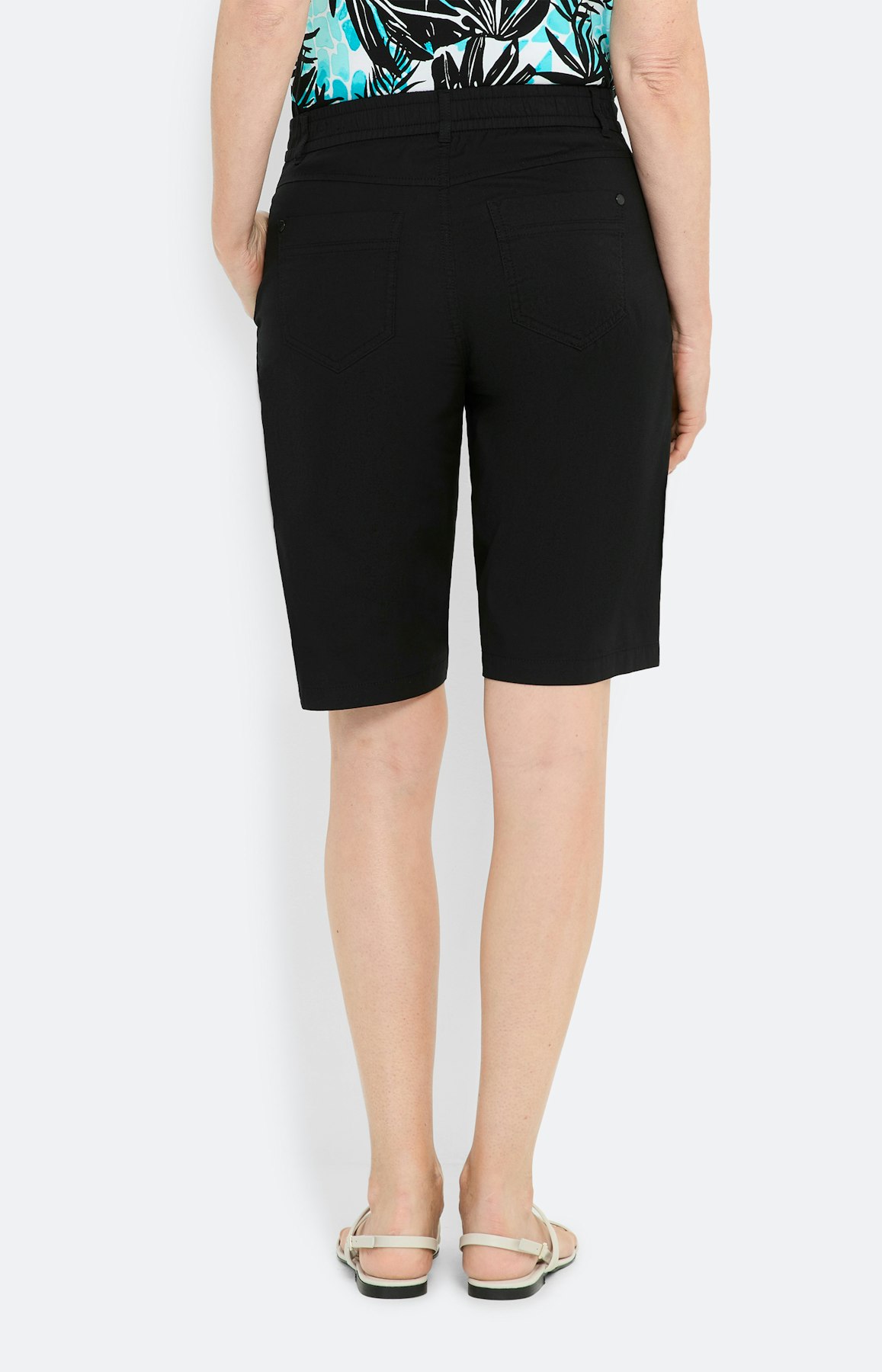 Bermuda aus Papertouch, schwarz