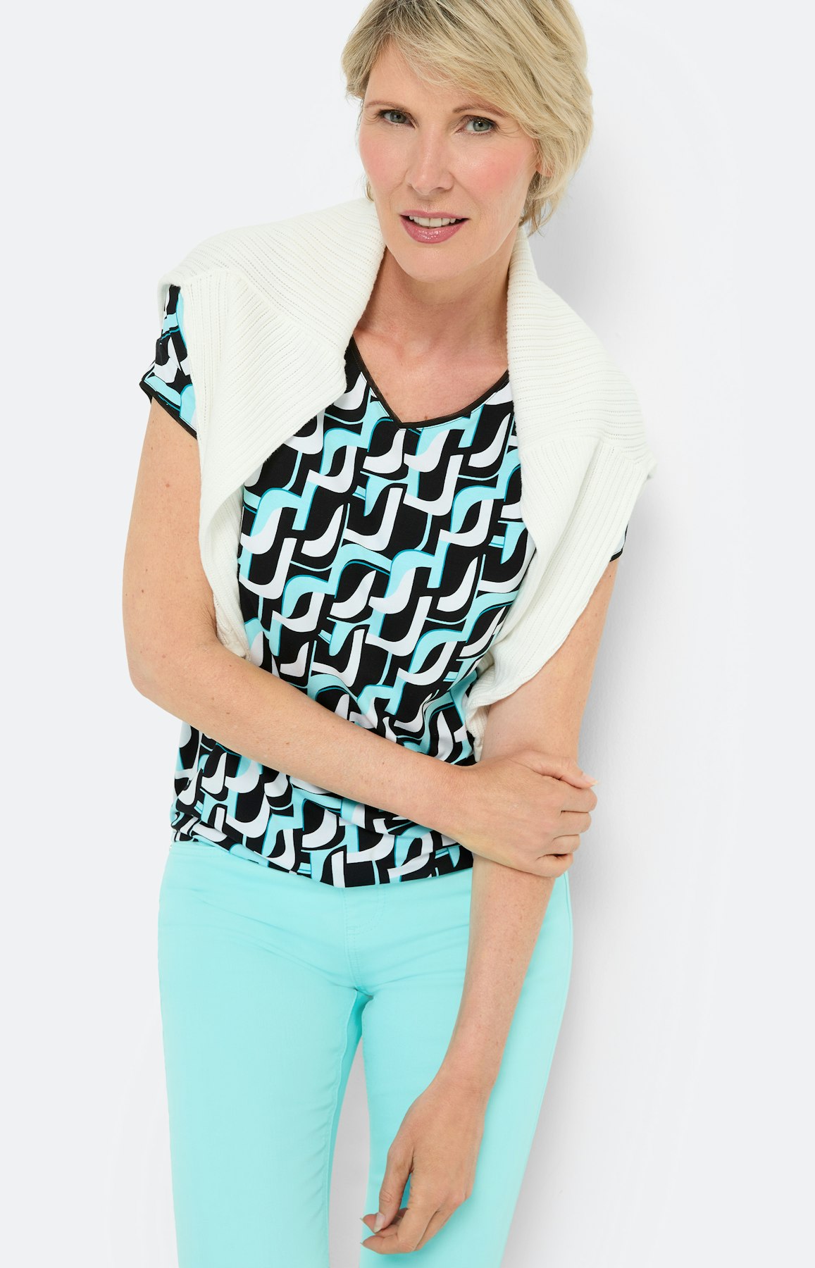 T-shirt met grafisch motief