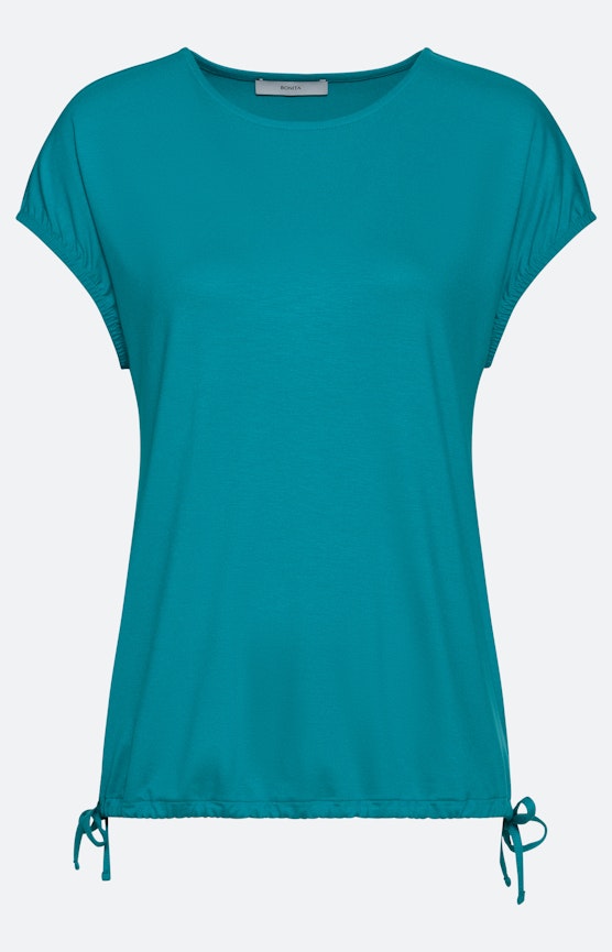 Shirt mit Schleifendetails, türkis