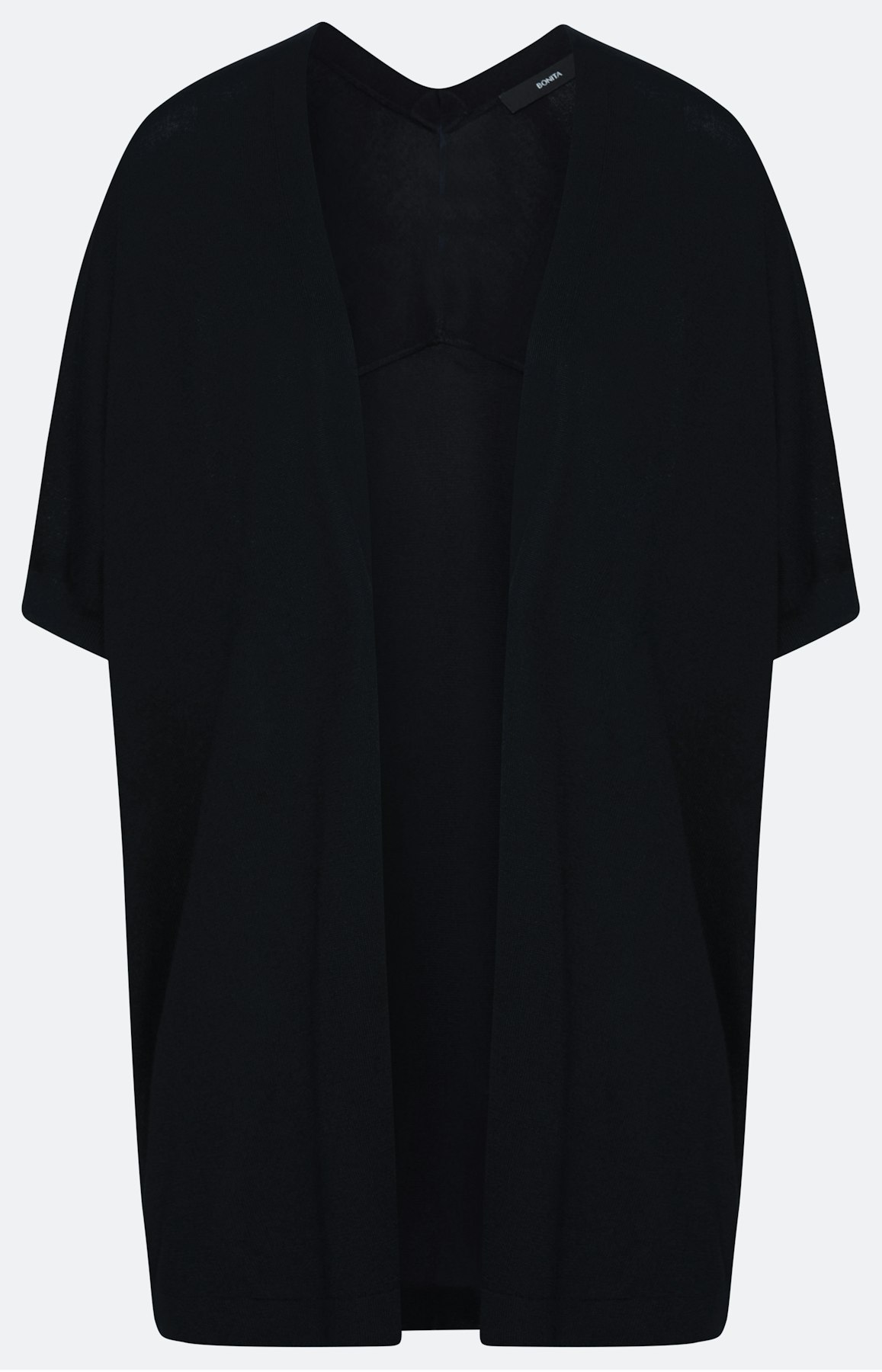 Offener Cardigan mit Kurzarm, marine