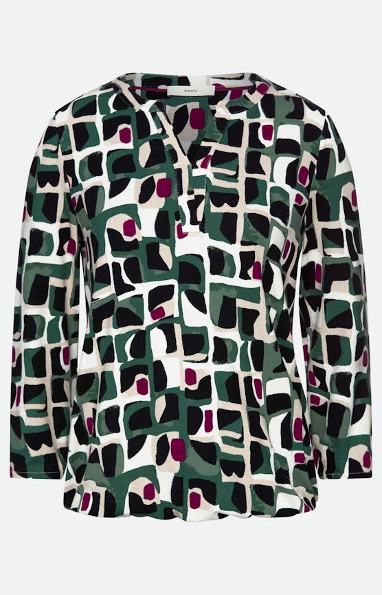 Shirt met grafisch motief, multicolour