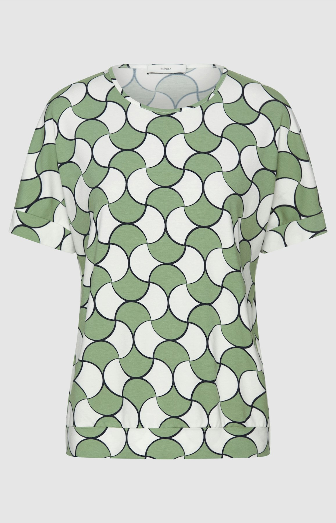 Casual shirt met print all-over, mint