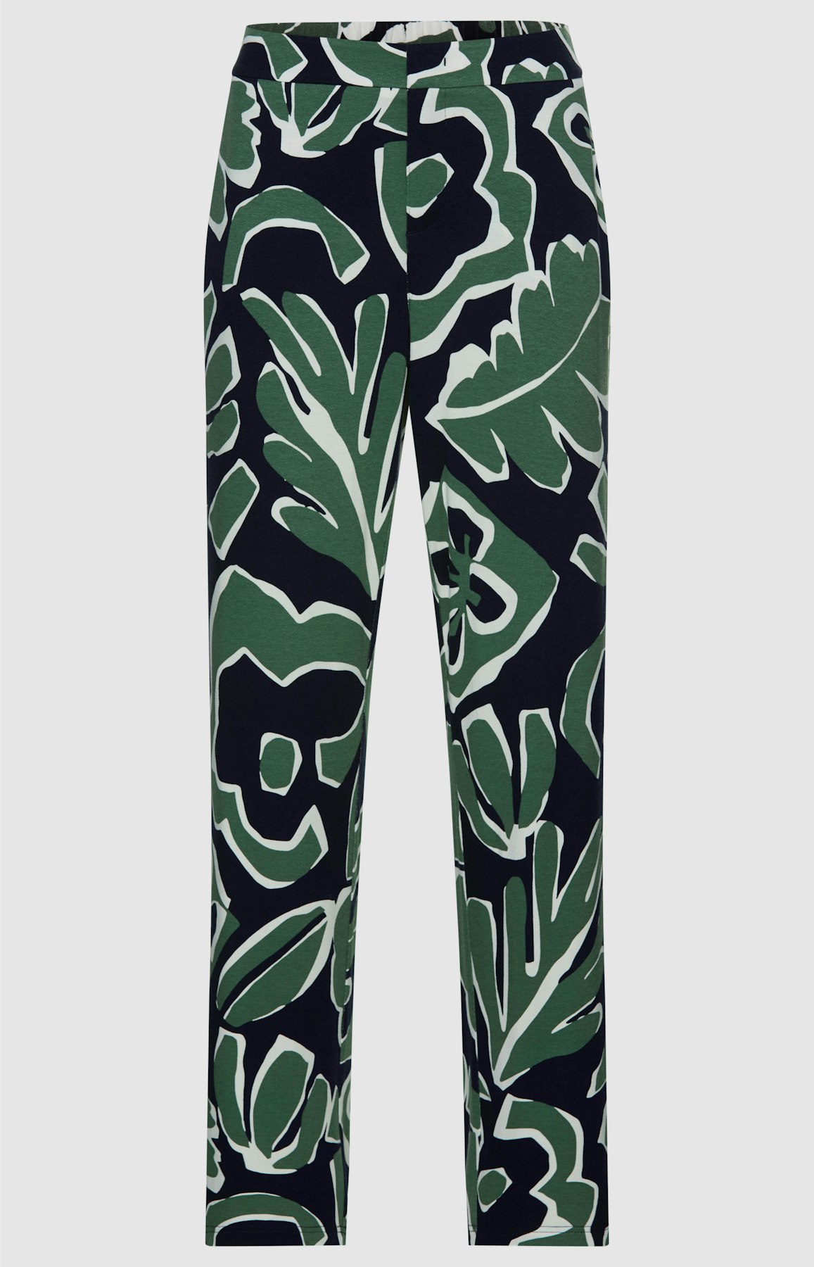 Floral gemusterte Marlenehose 30Inch