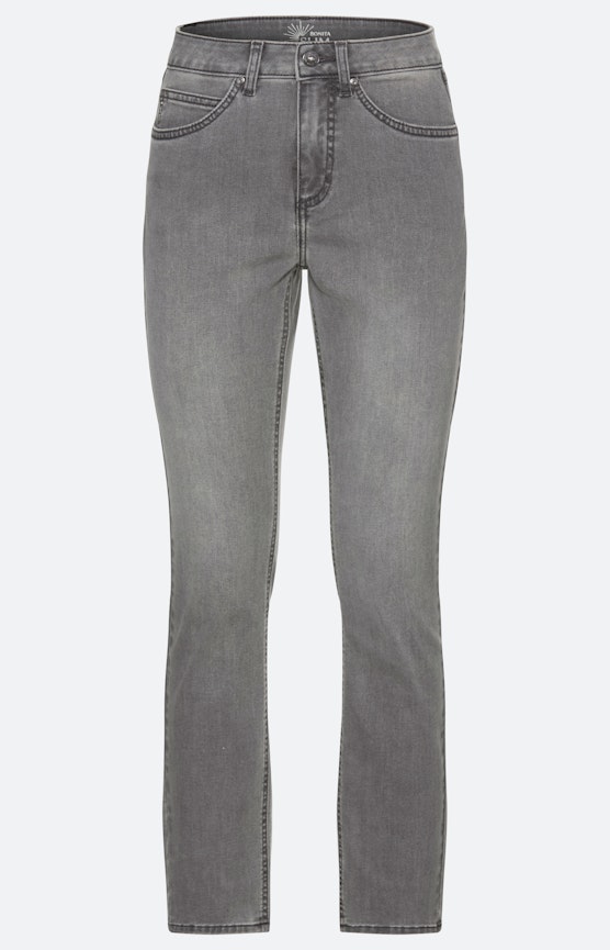 Grijze jeans met siersteentjes, 28 inch