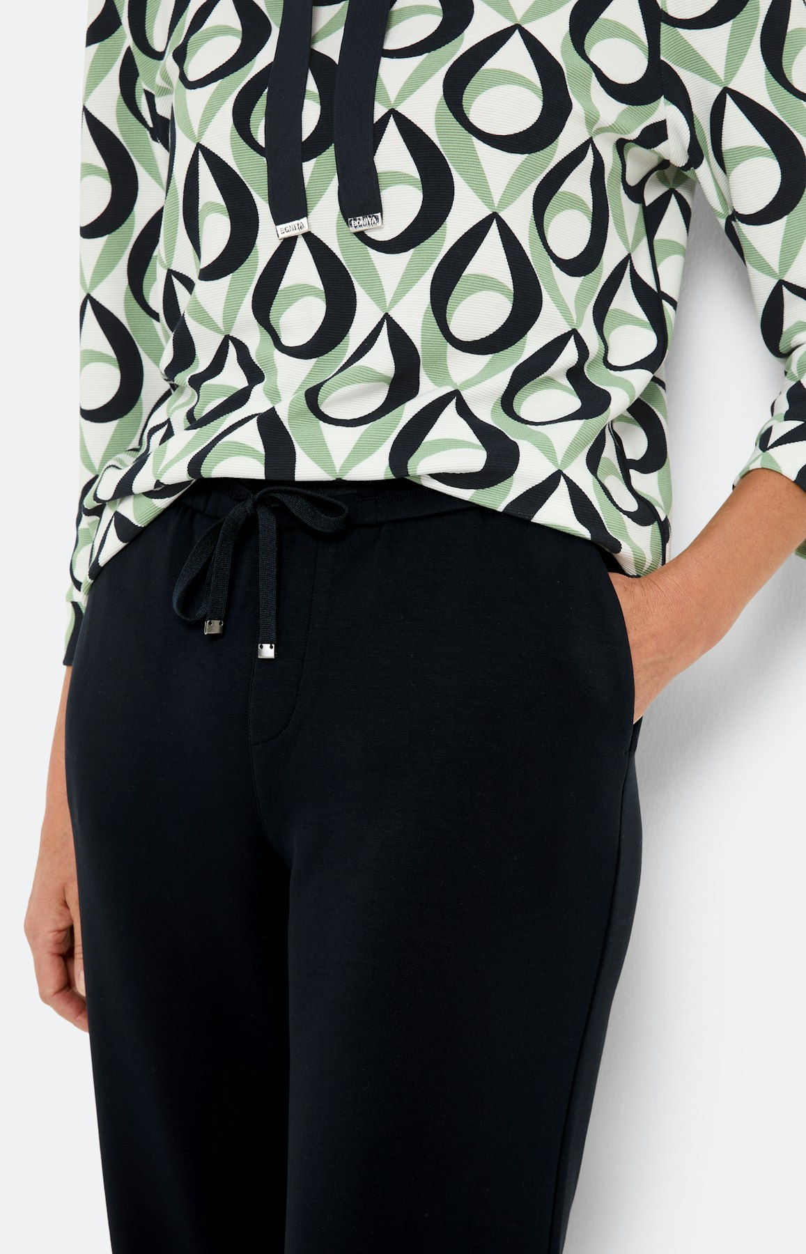 Jogger met tunnelkoord, 30 inch, marine