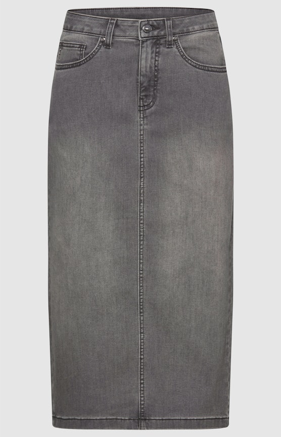 Kokerrok met siersteentjes, grijs