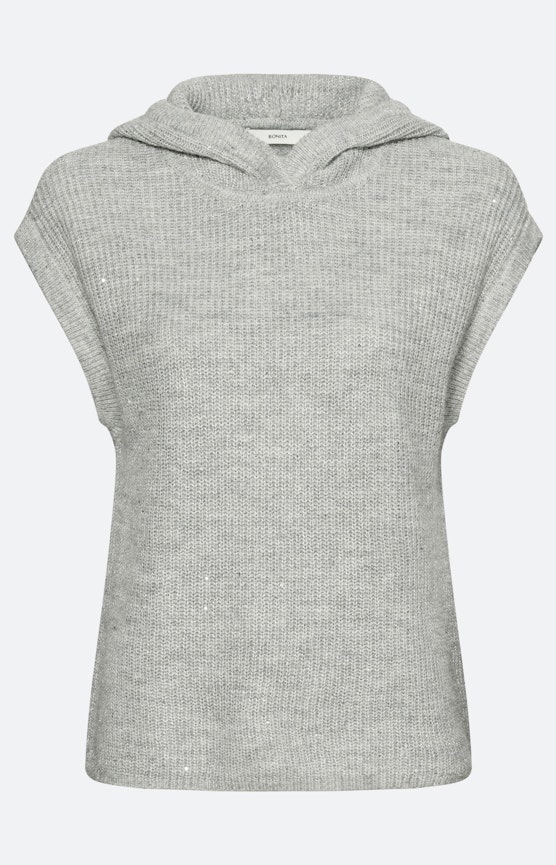 Pullunder mit Glitzereffekt, grau