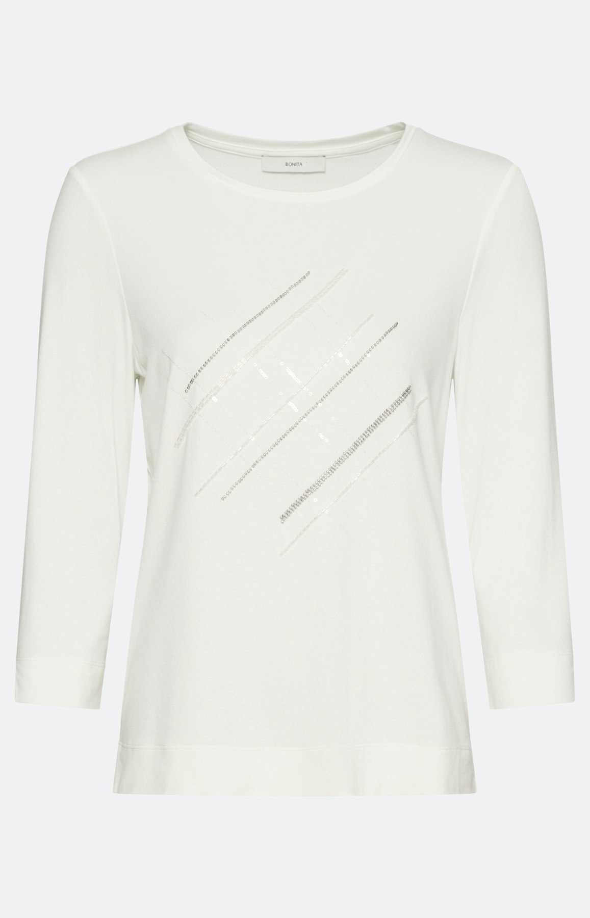 Shirt met versieringen, wit