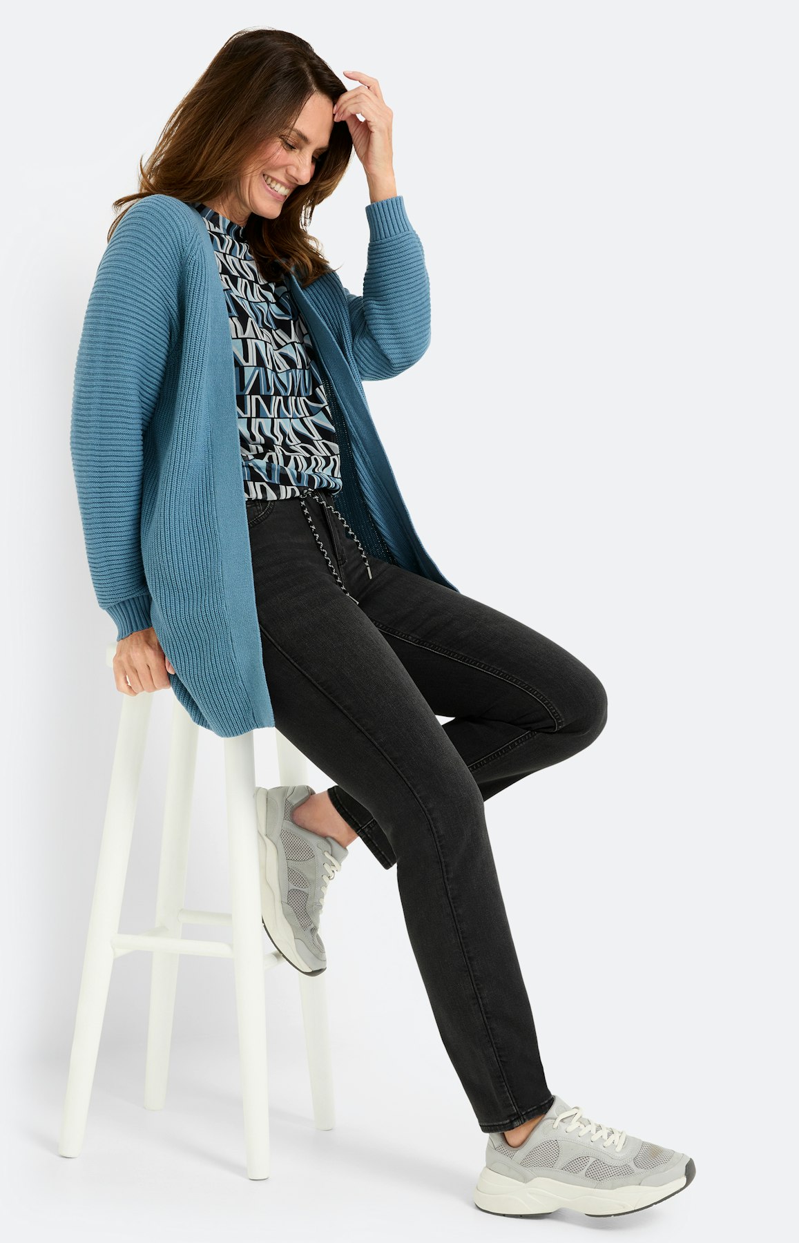 Regular jeans 30 inch, grijs