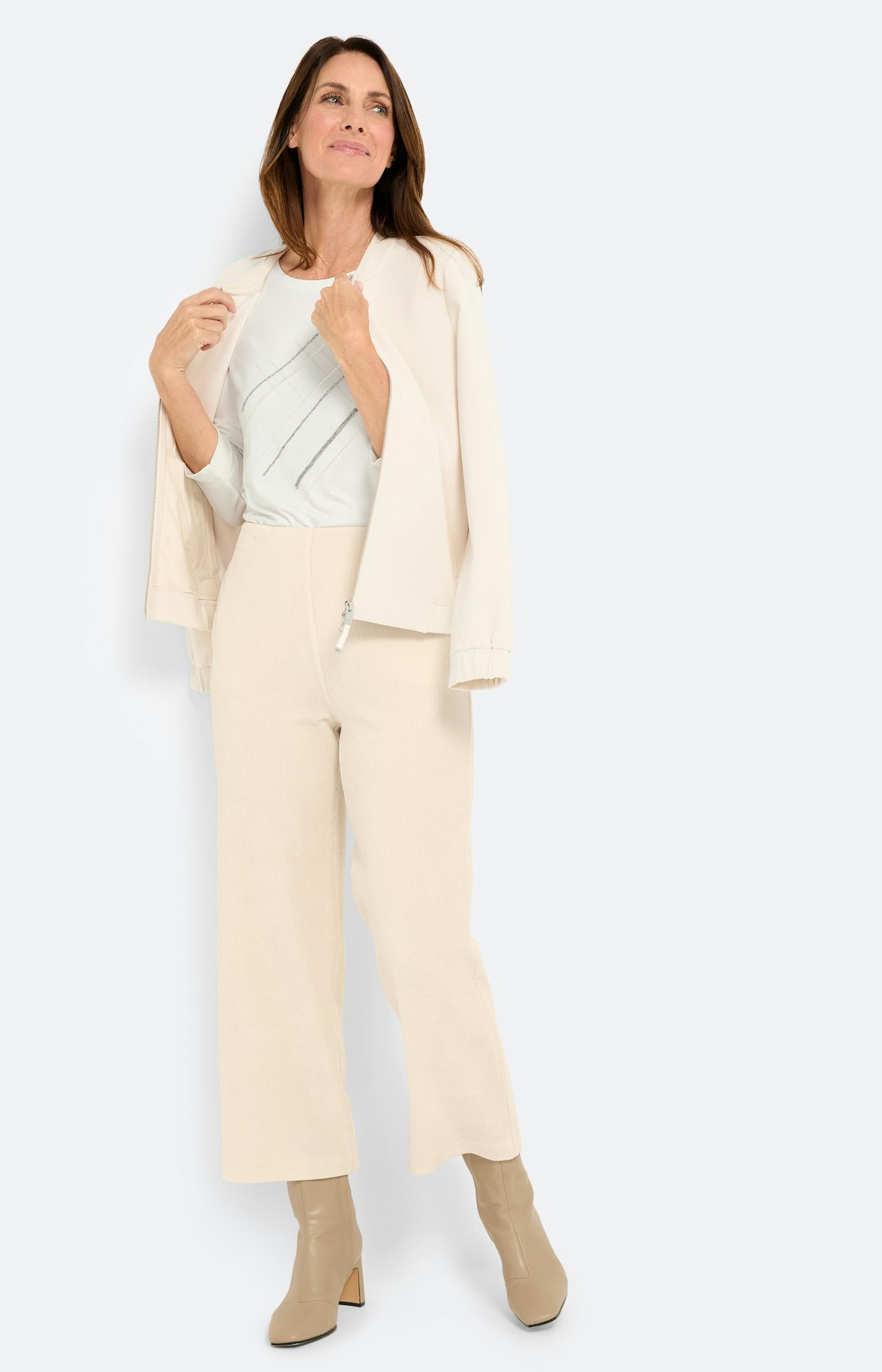 Culotte van cord, beige