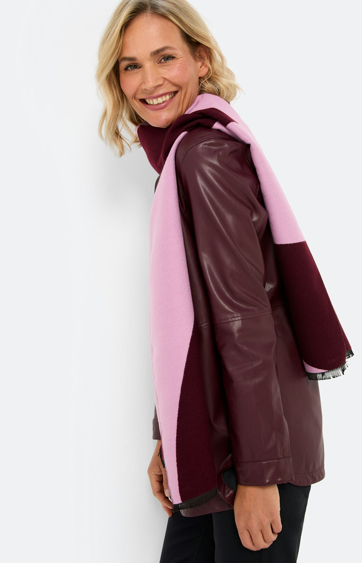 Jacquardsjaal, bourgondië