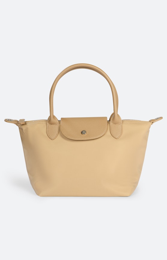 Handtasche mit Schulterriemen, beige