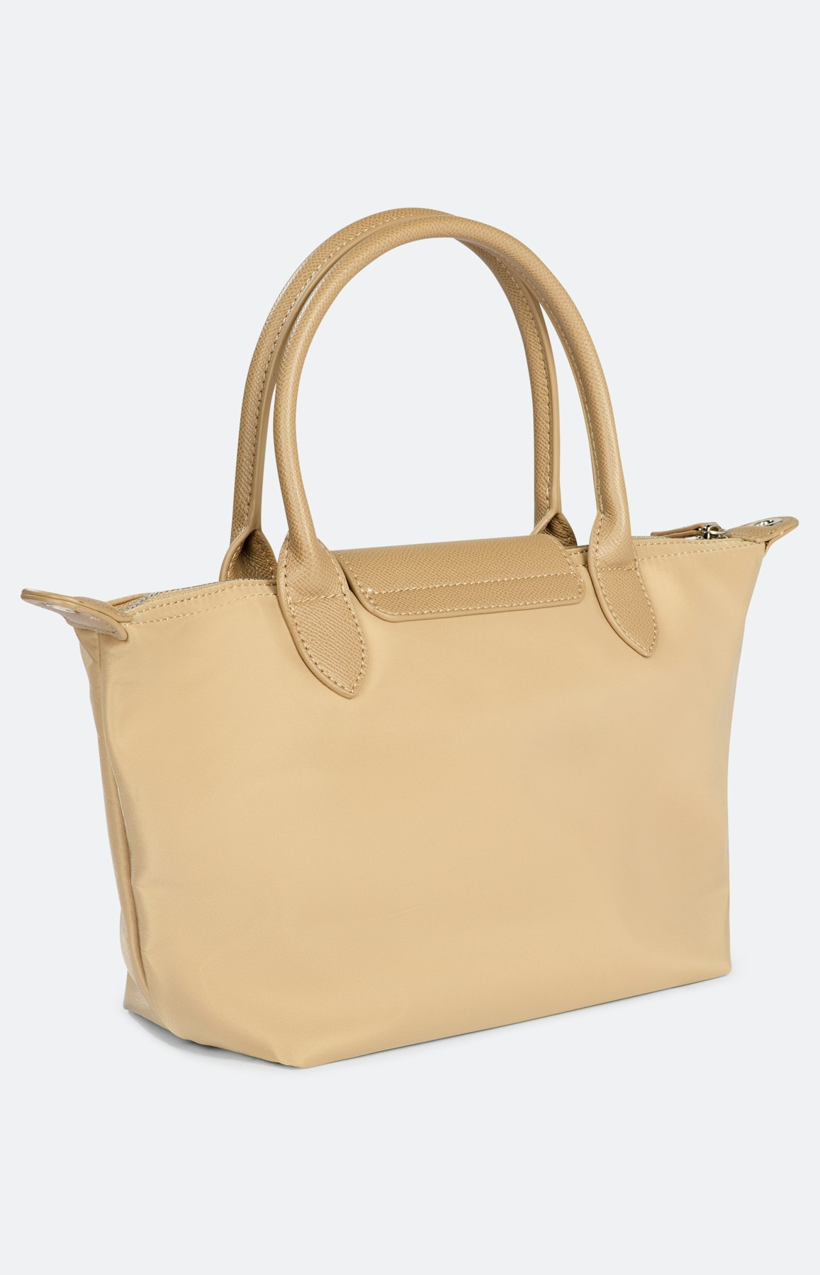 Handtas met schouderriem, beige