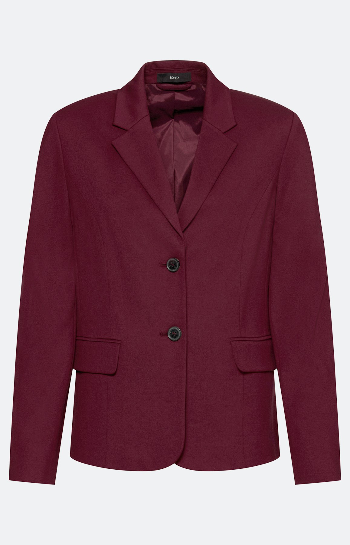 Blazer met reverskraag, bourgondië