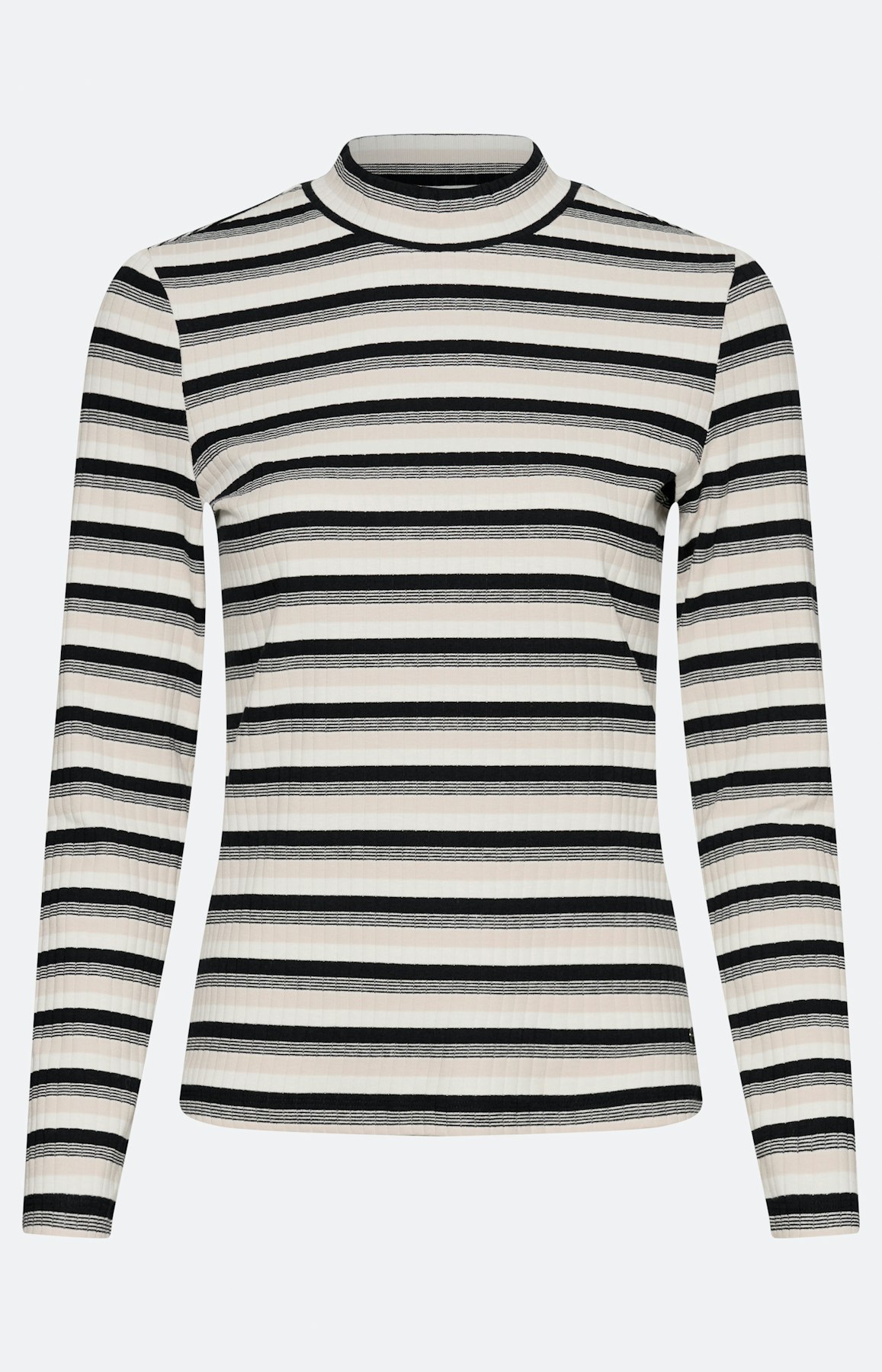 Ribshirt met strepen, marine