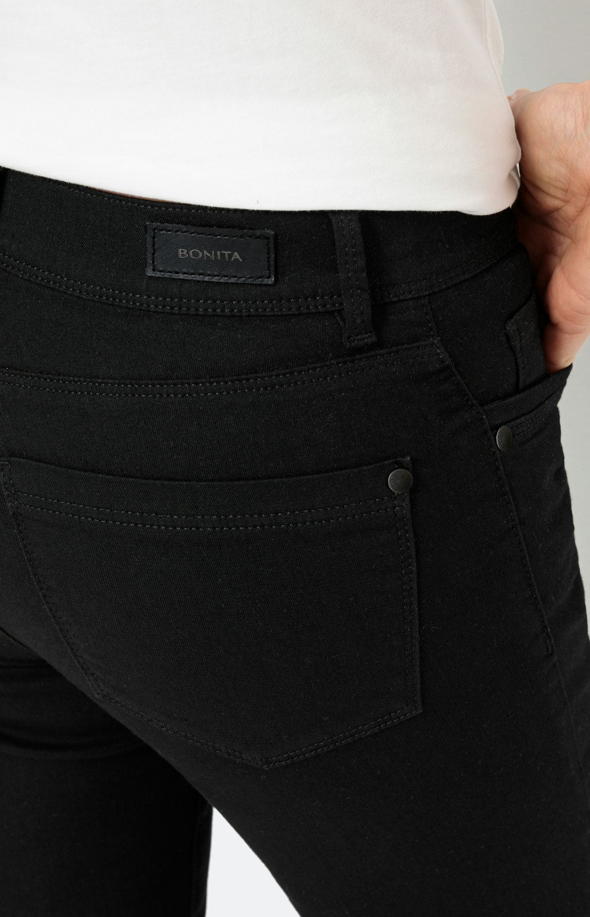 Jeans Doro regular, 30 Inch, schwarz