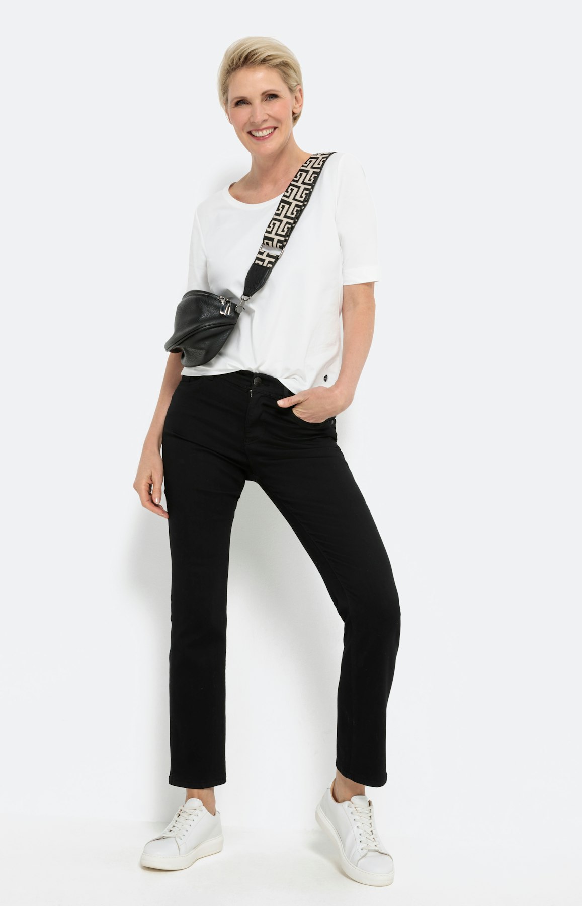 Jeans Doro regular, 30 Inch, schwarz