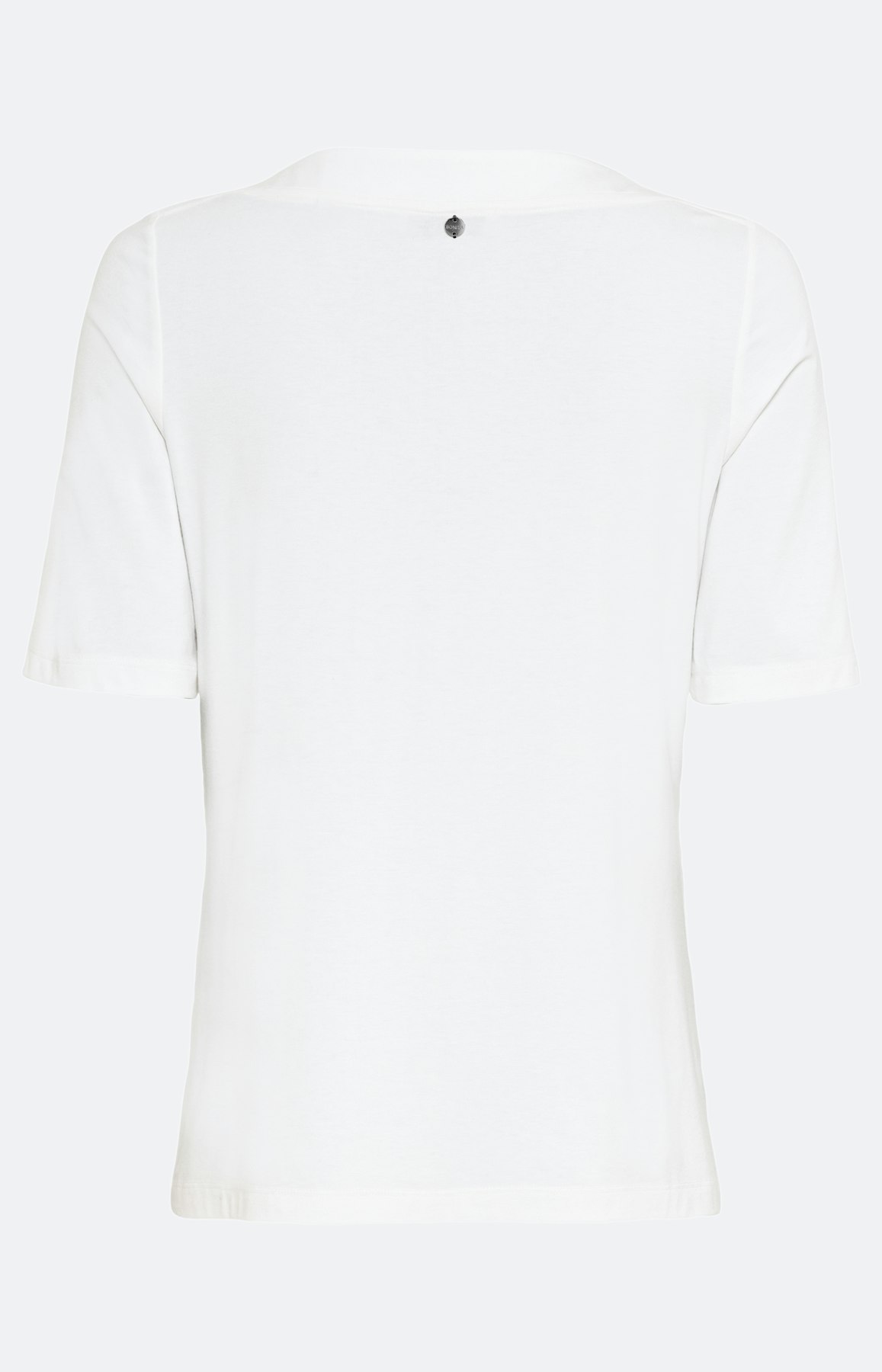 Basic T-shirt met 1/2 mouwen, wit