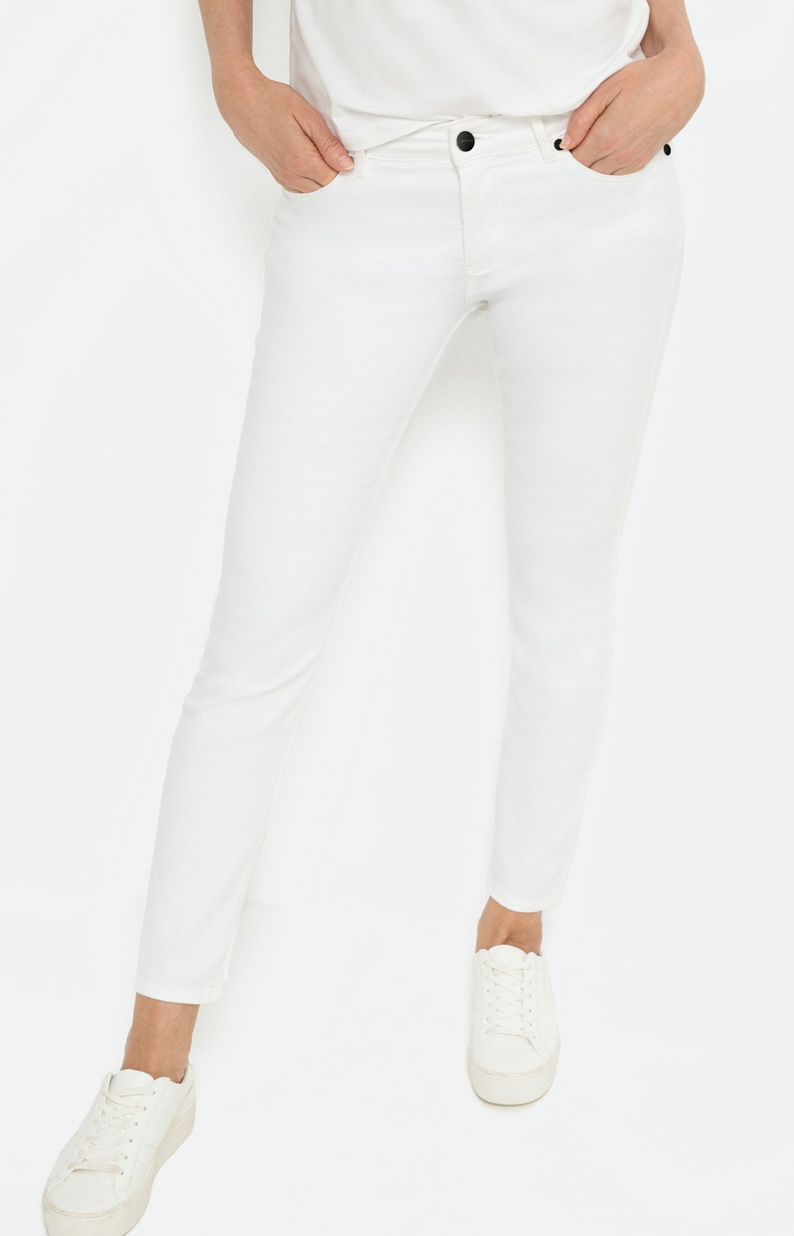 Slim-fit-jeans Dana 28inch wit