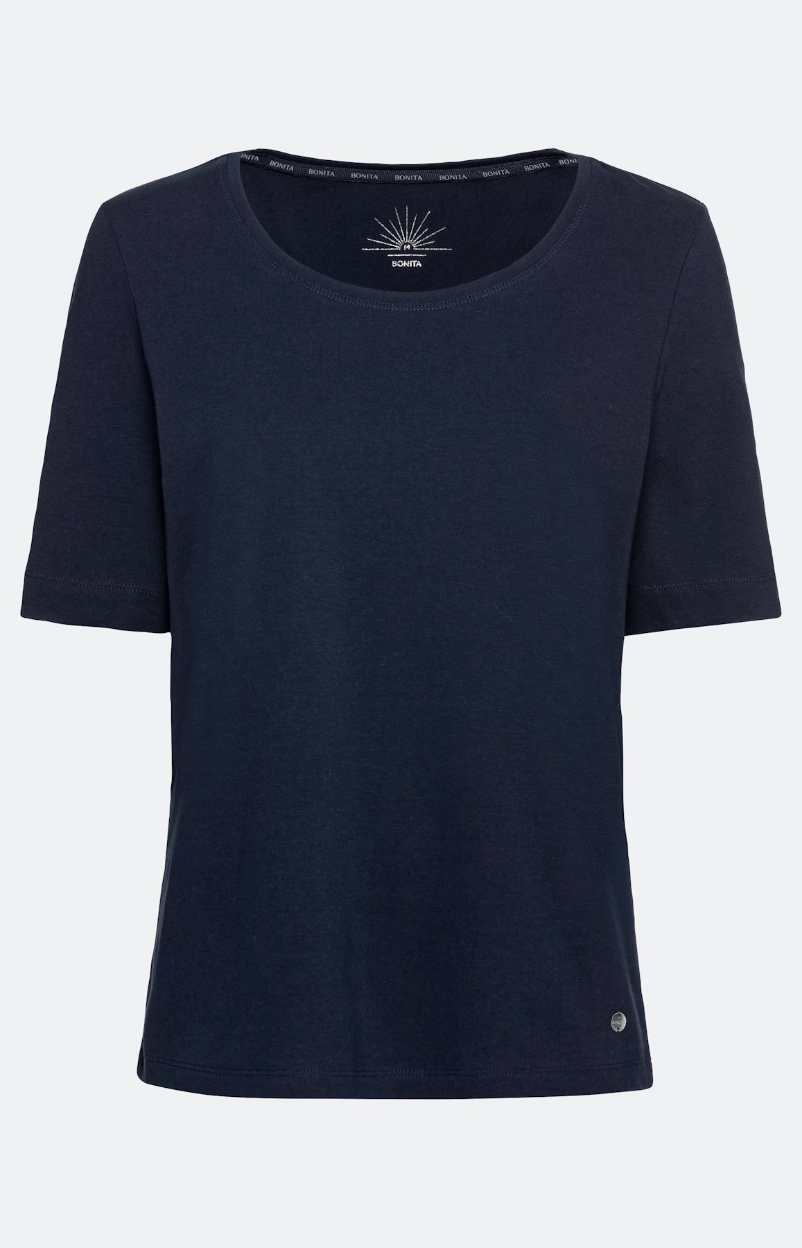 Basic T-Shirt Bio Baumwolle, navy