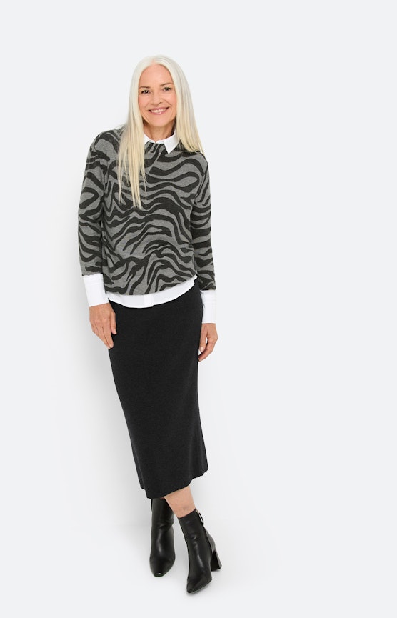 Knusse breisels en moderne mixen zorgen voor een urban look
 Inspiratie uit de collectie "Animal Grays"
