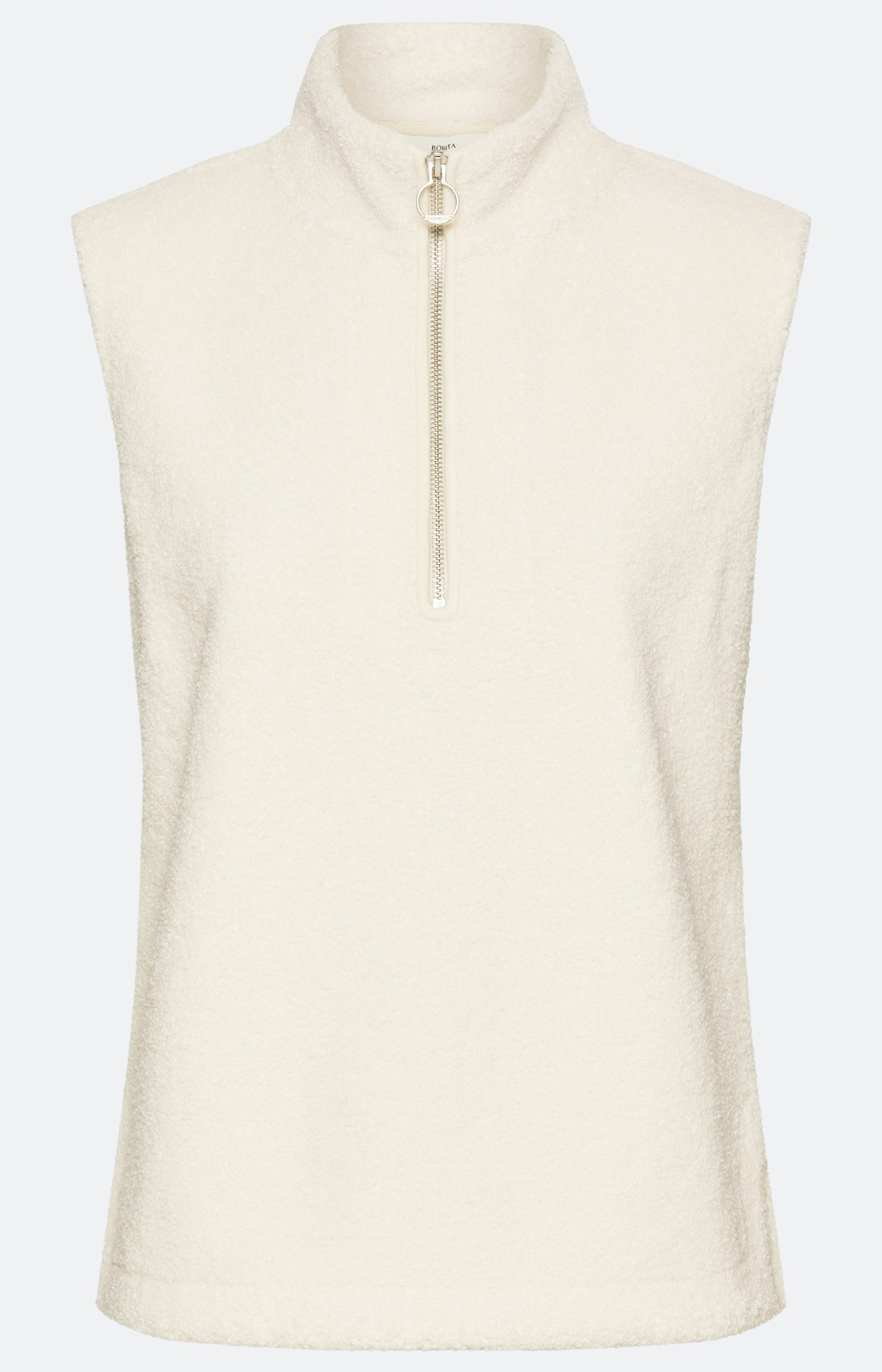 Slip-over van imitatiebont, crème