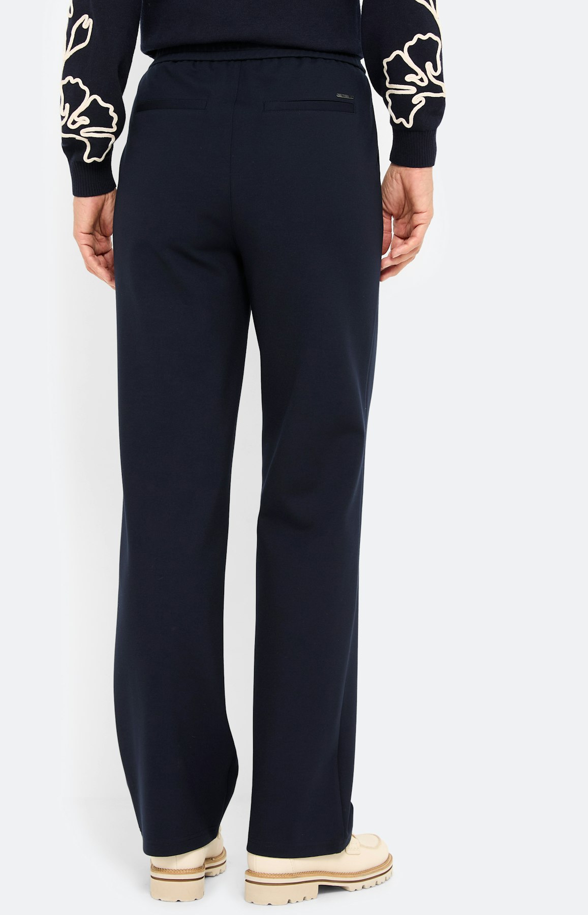 Marlene-broek 32 inch, marine