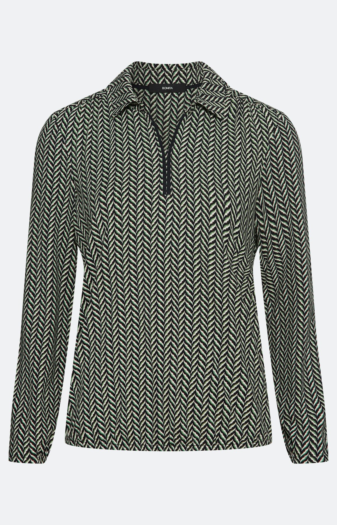 Poloshirt met all-over-print, marine